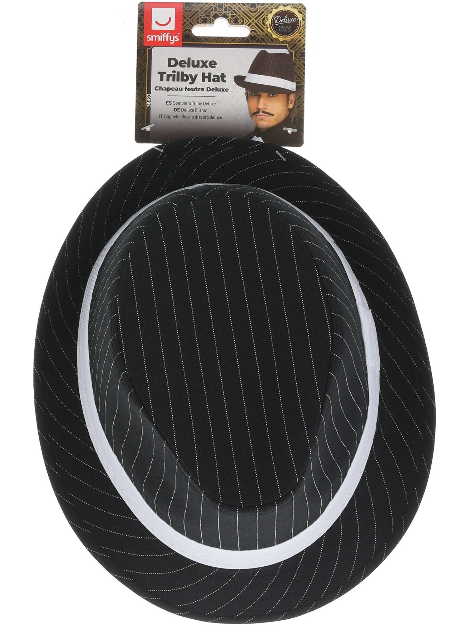 Deluxe Trilby Hat, Black