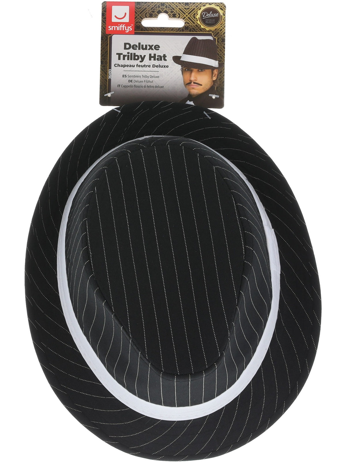 Deluxe Trilby Hat, Black
