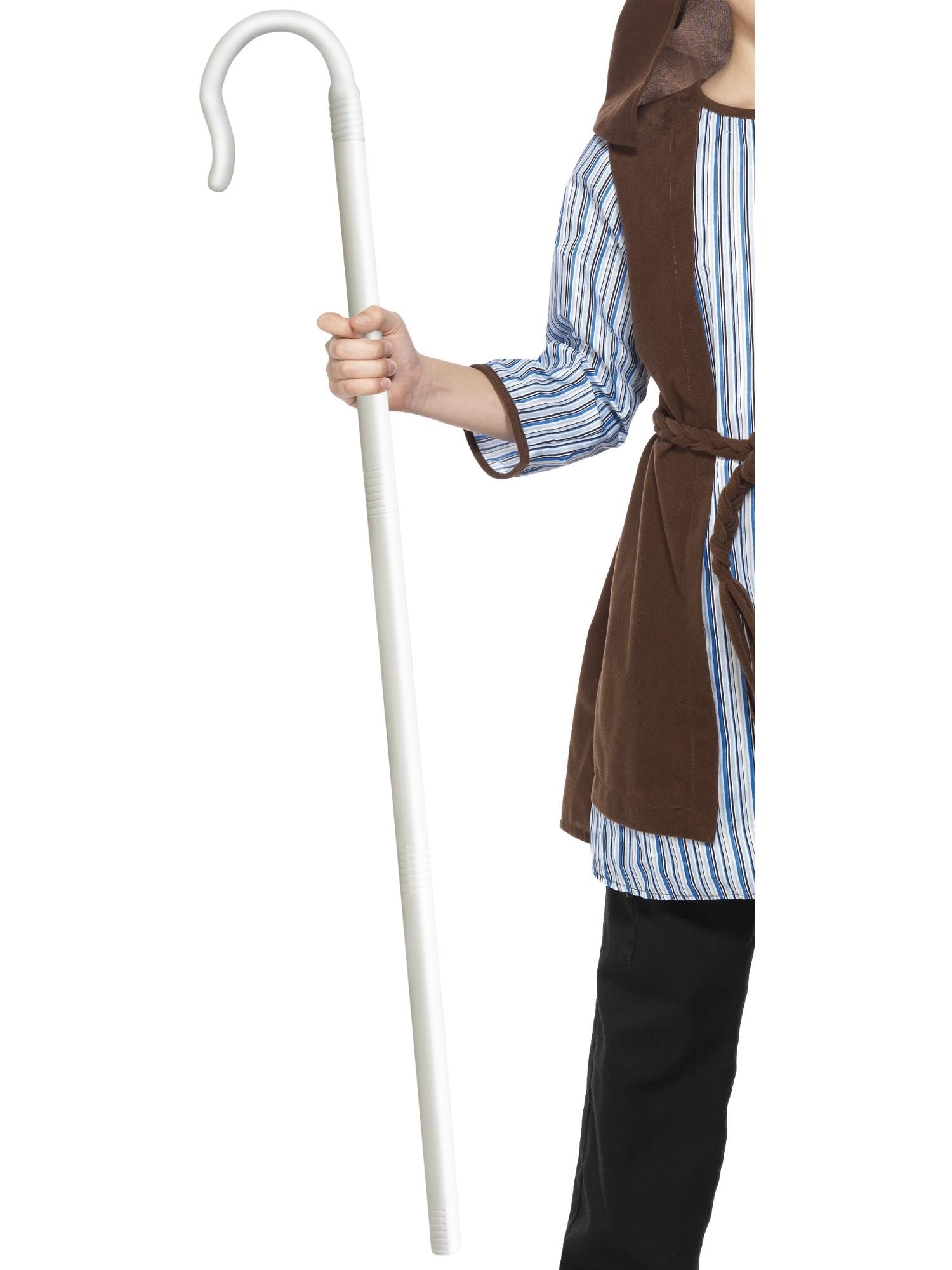 Shepherds Extendable Staff, White