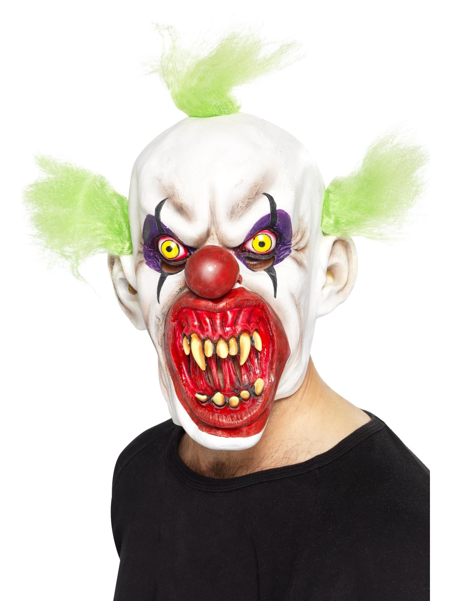 Sinister clownmasker, wit