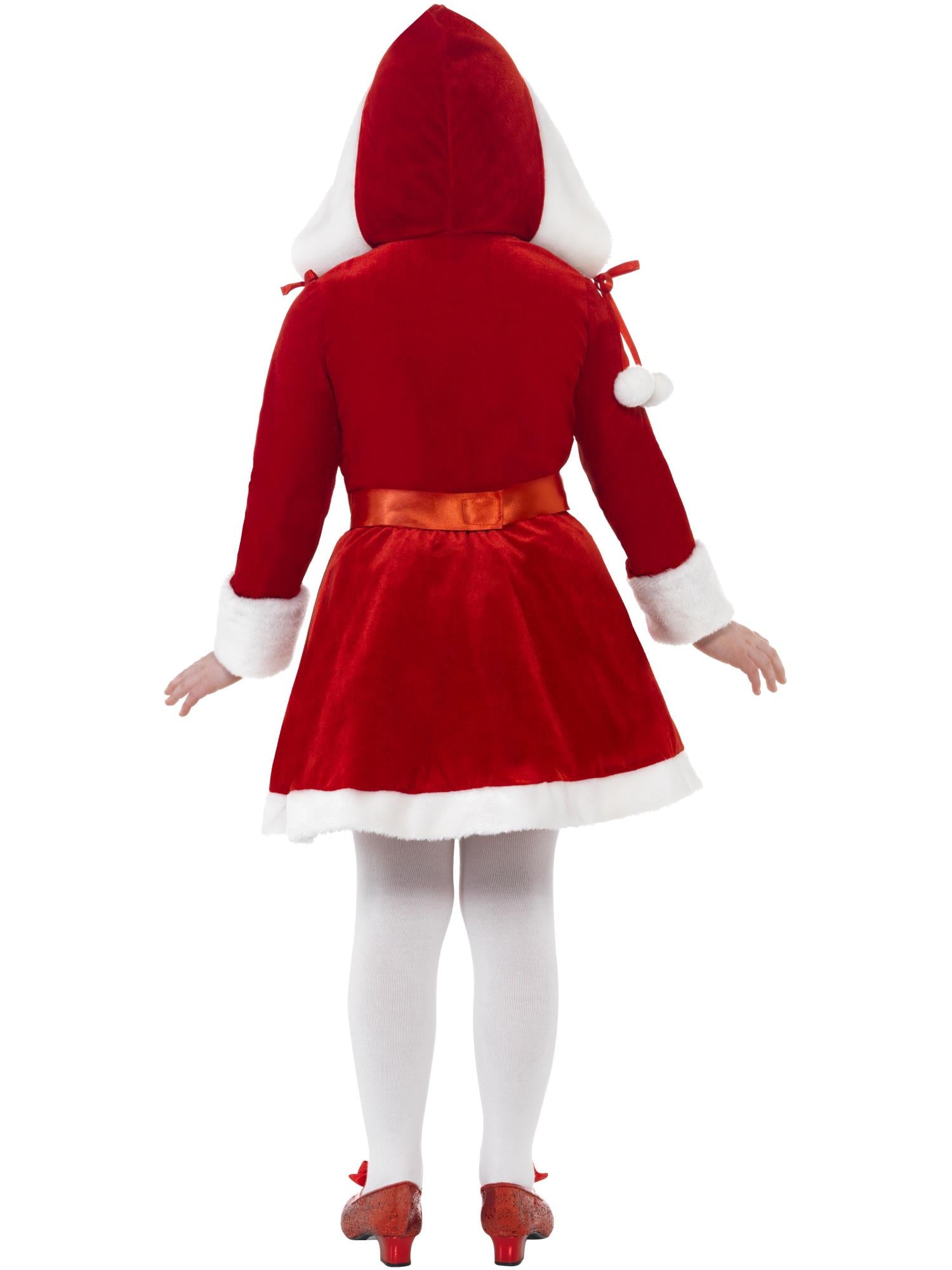 Little Miss Santa Costume, Red