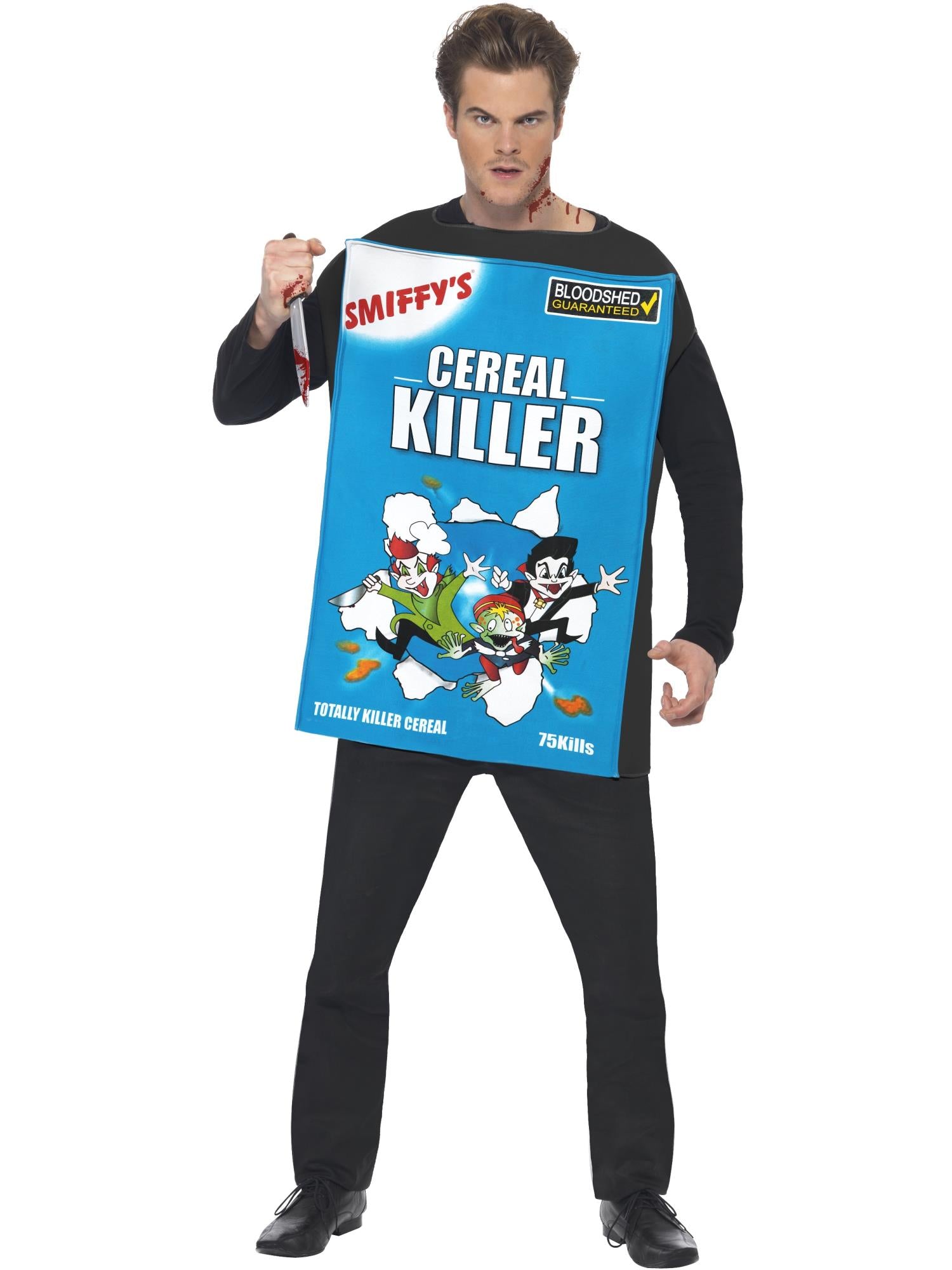 „Cereal Killer“-Kostüm, blau