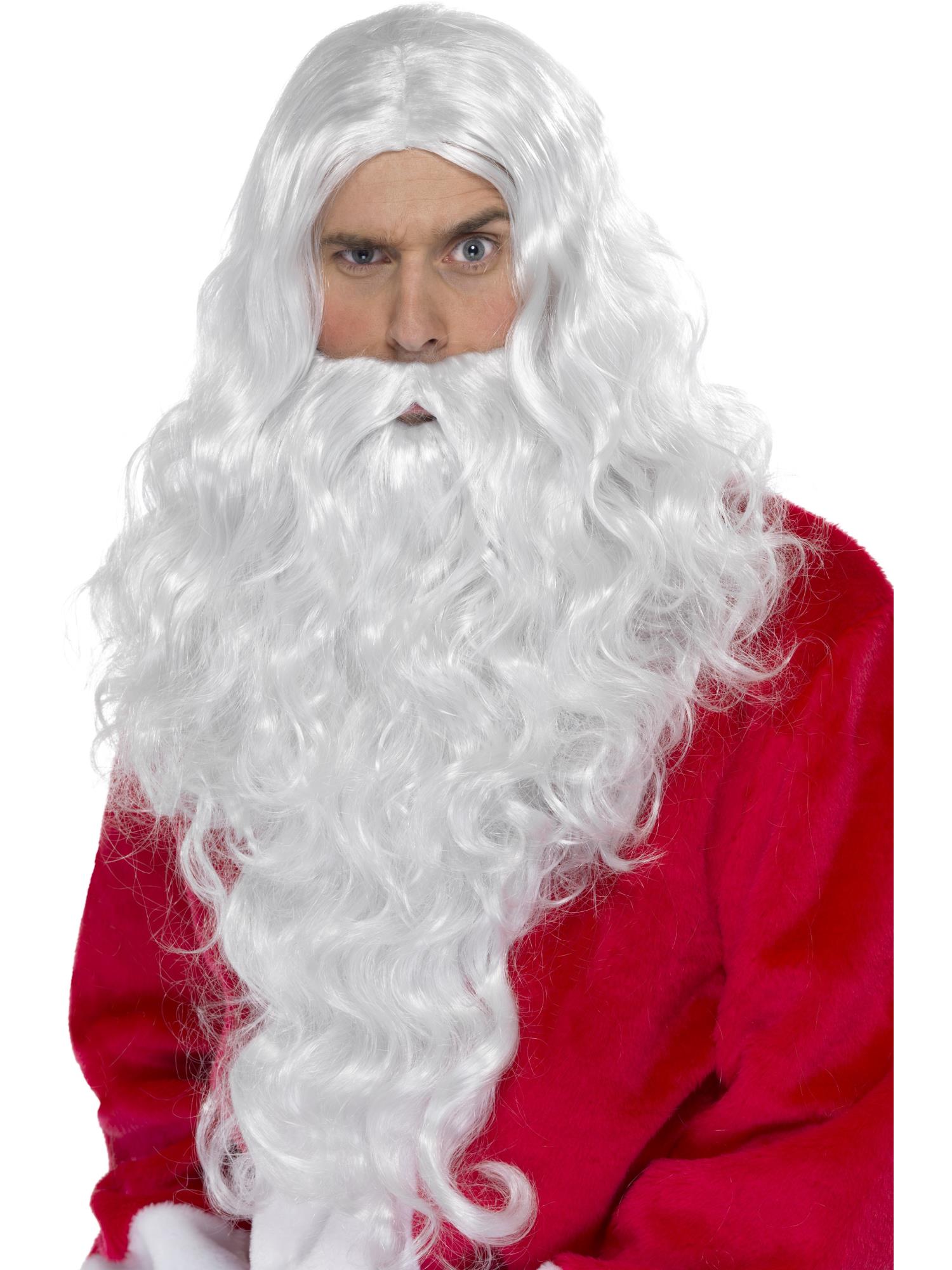 Kerstman-verkledingsset, wit
