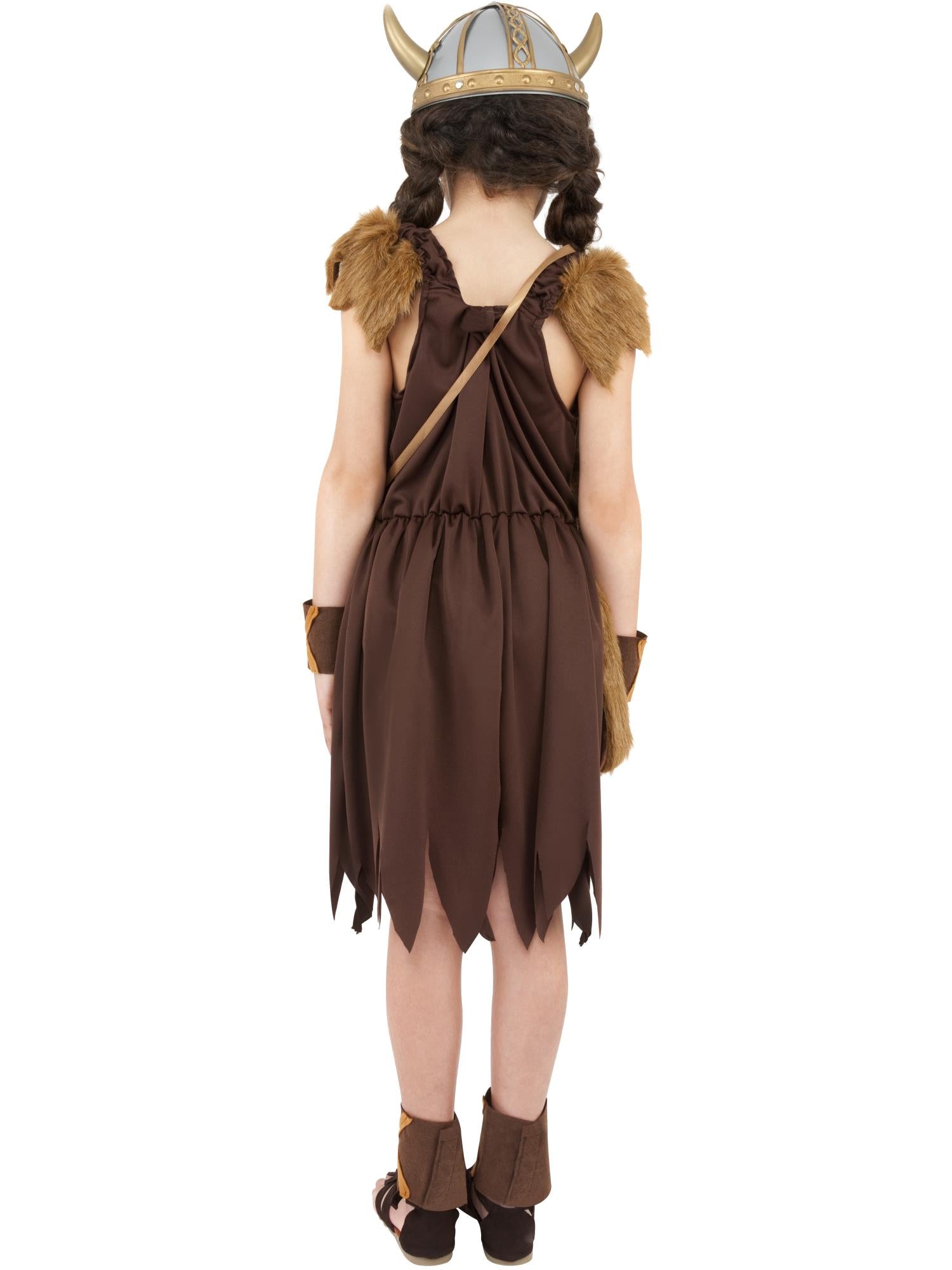 Viking Girl Costume, Brown