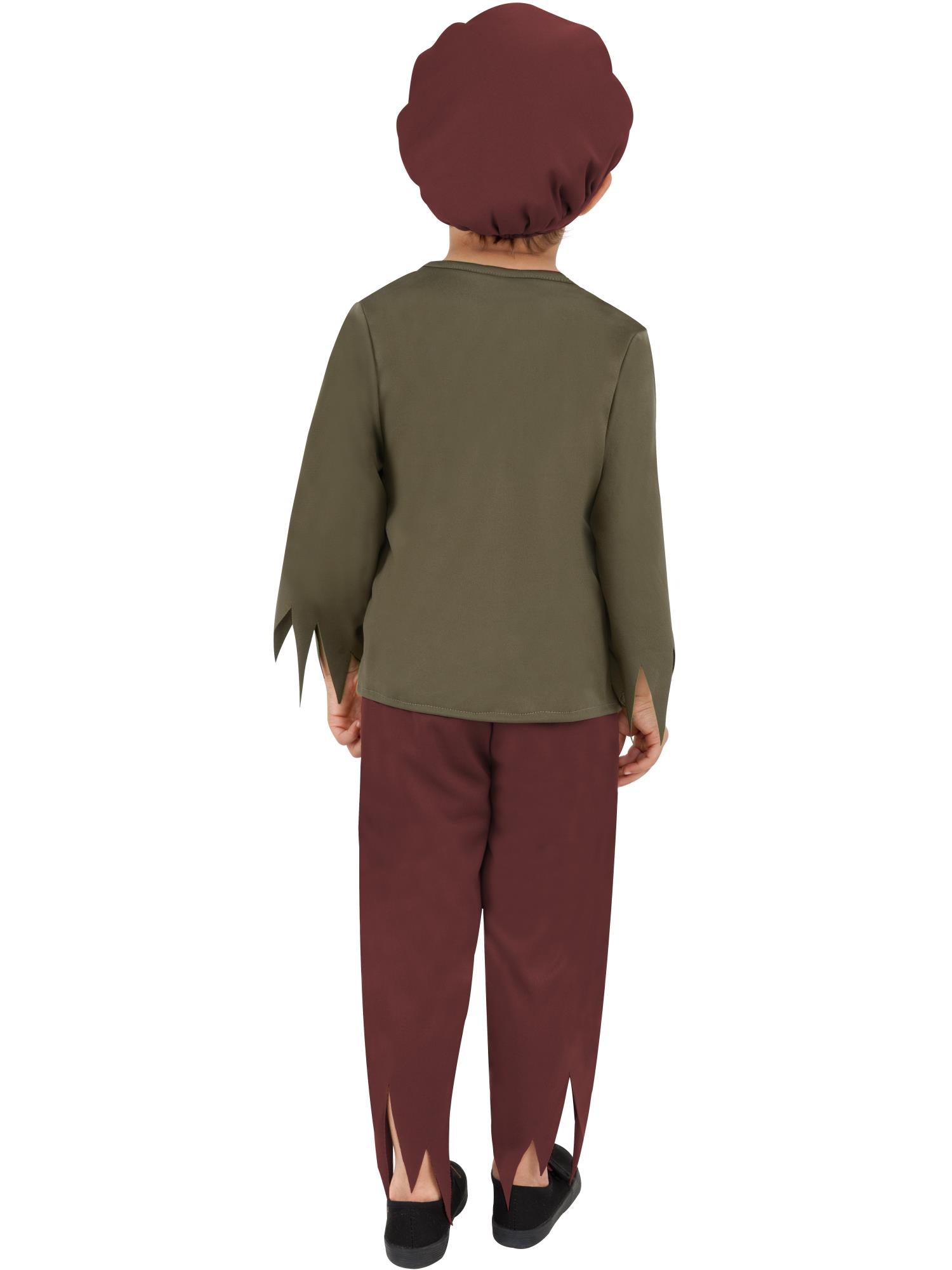 Victorian Poor Boy Costume, Green