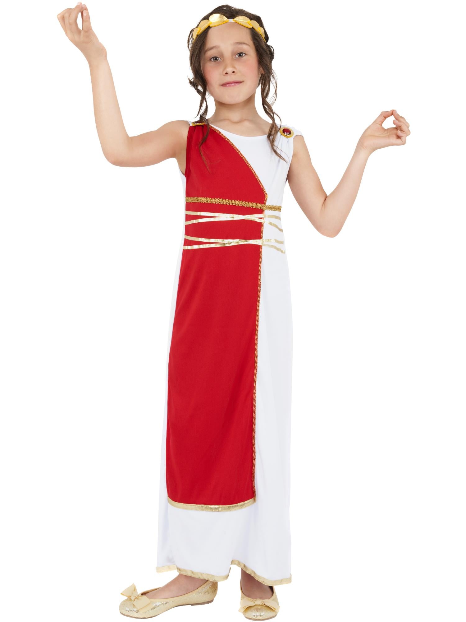 Grecian Girl Costume, Red
