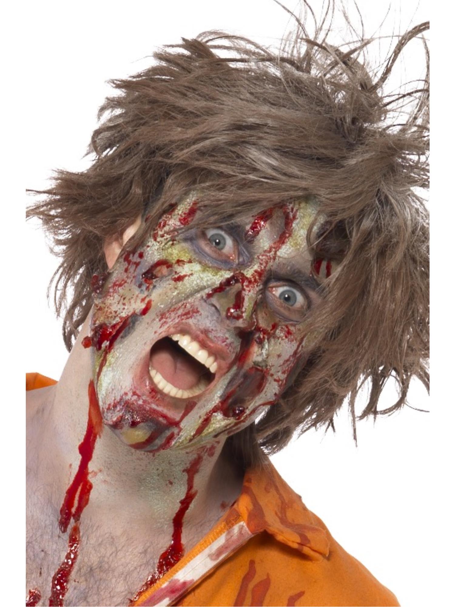 Smiffys Make-Up FX, Complete Zombie Kit, Facepaint