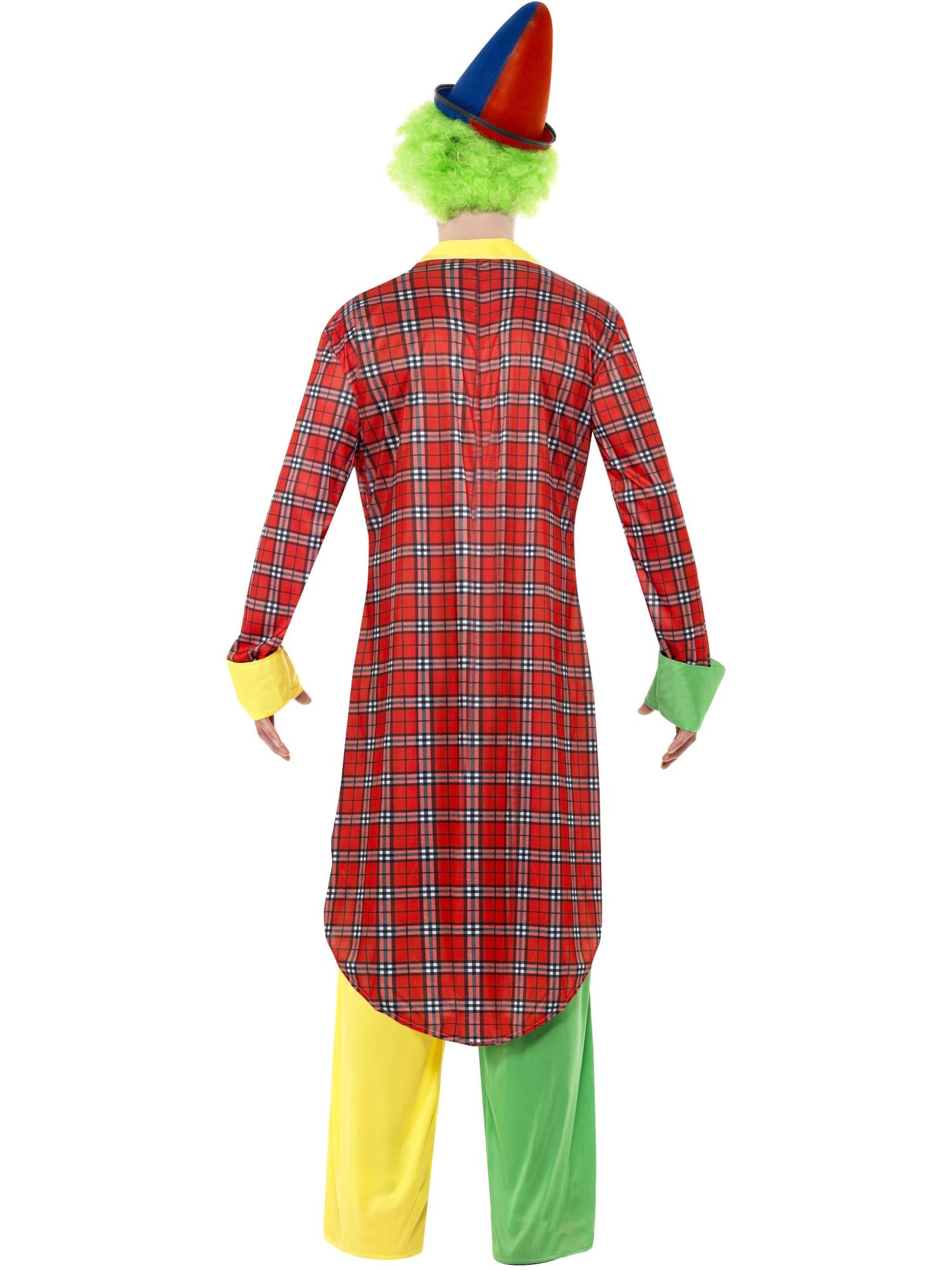 Deluxe La Circus Clown Costume, Multi-Coloured