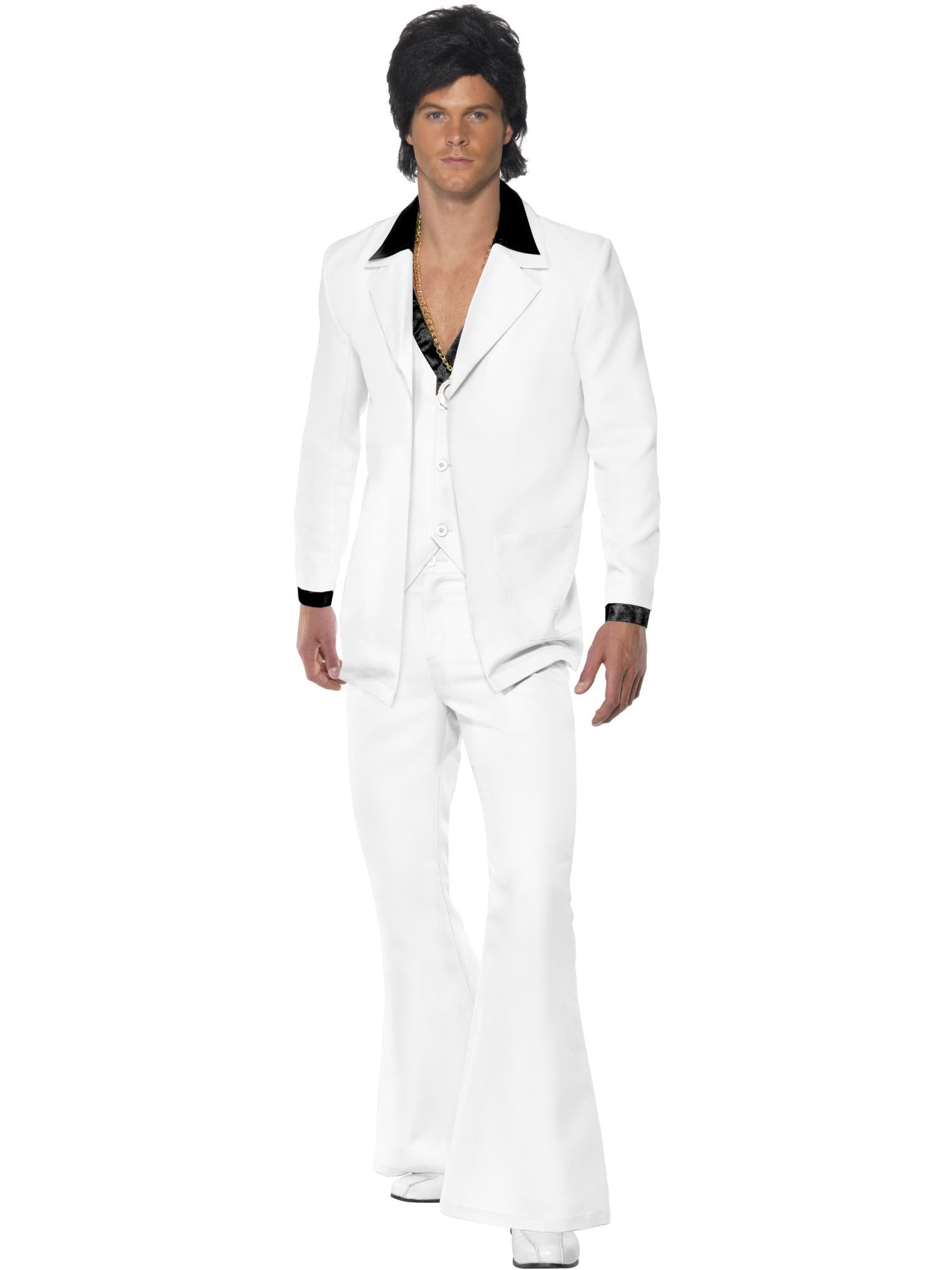 70s Suit Costume, White
