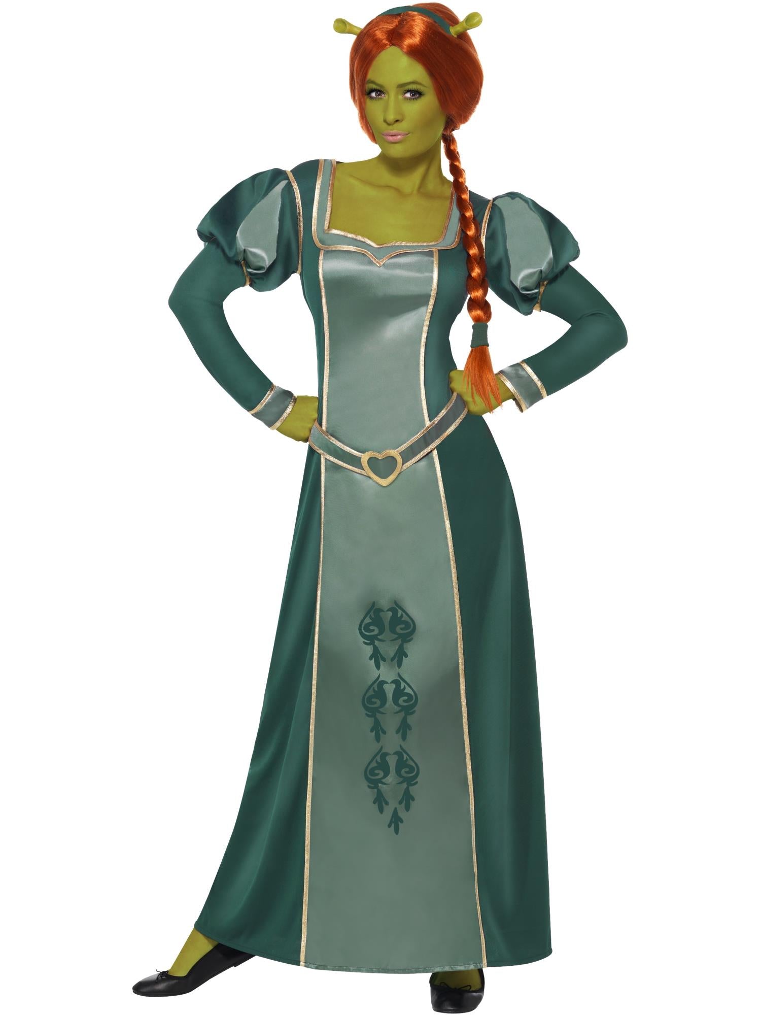 Shrek-Fiona-Kostüm, grün