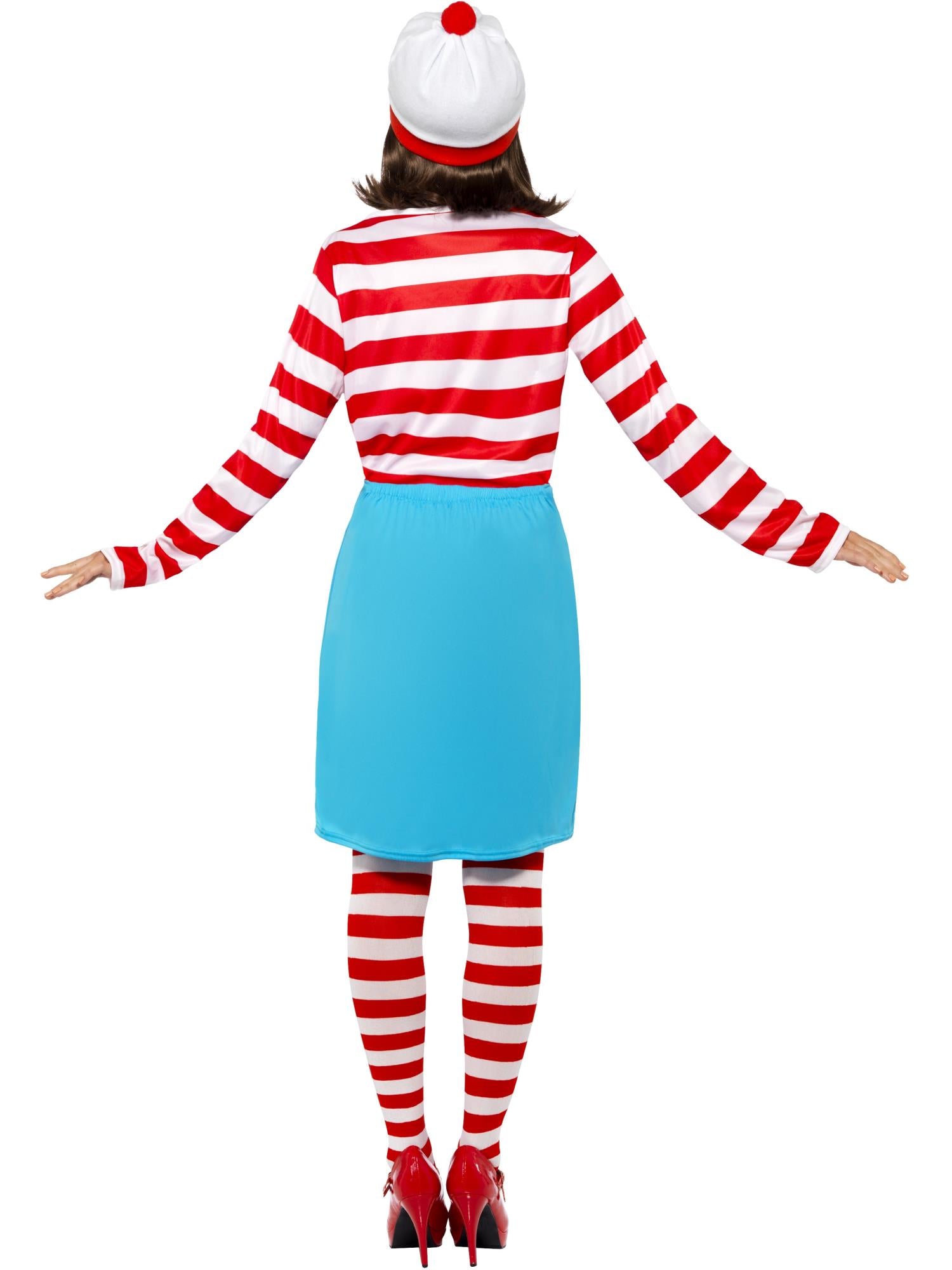 Waar is Wally? Wenda-kostuum, rood en wit