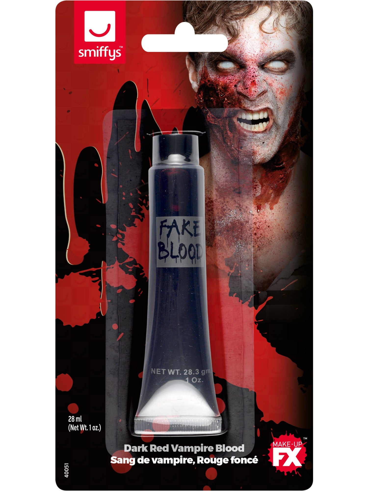 Smiffys Make-Up FX, vampiergelbloed, donkerrood
