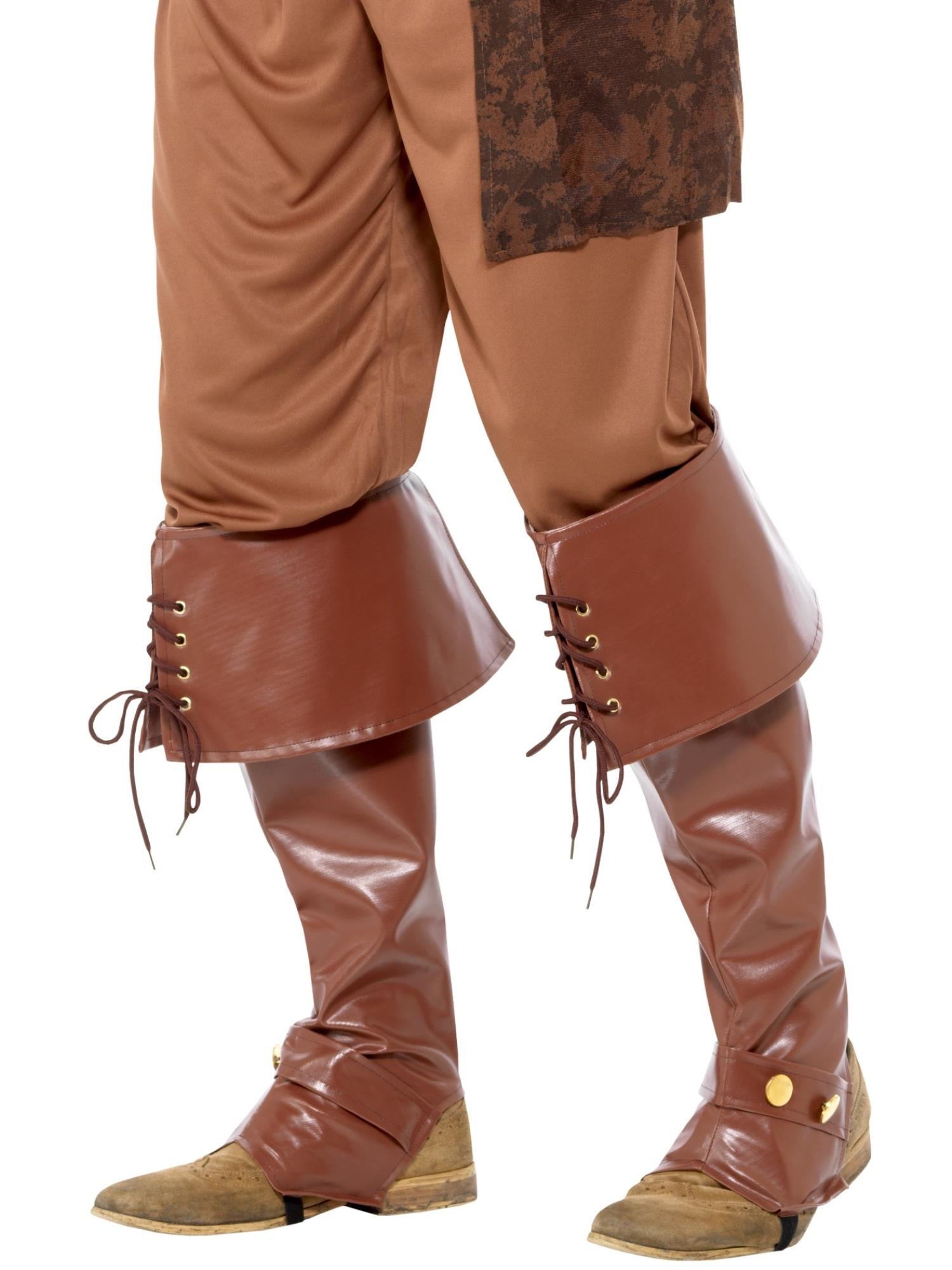 Luxus-Piraten-Überschuhe, braun