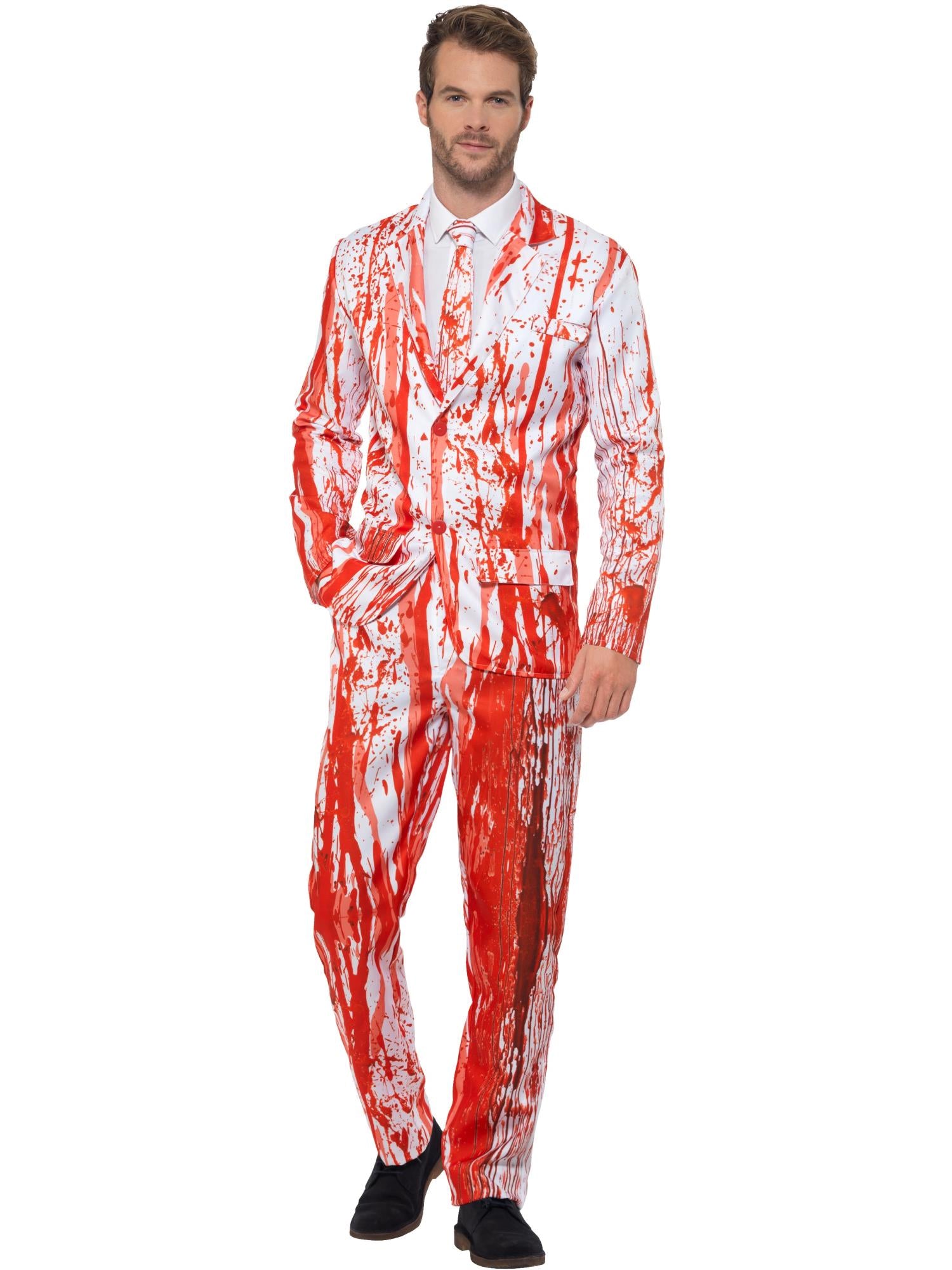Blut-Tropfen-Anzug, rot