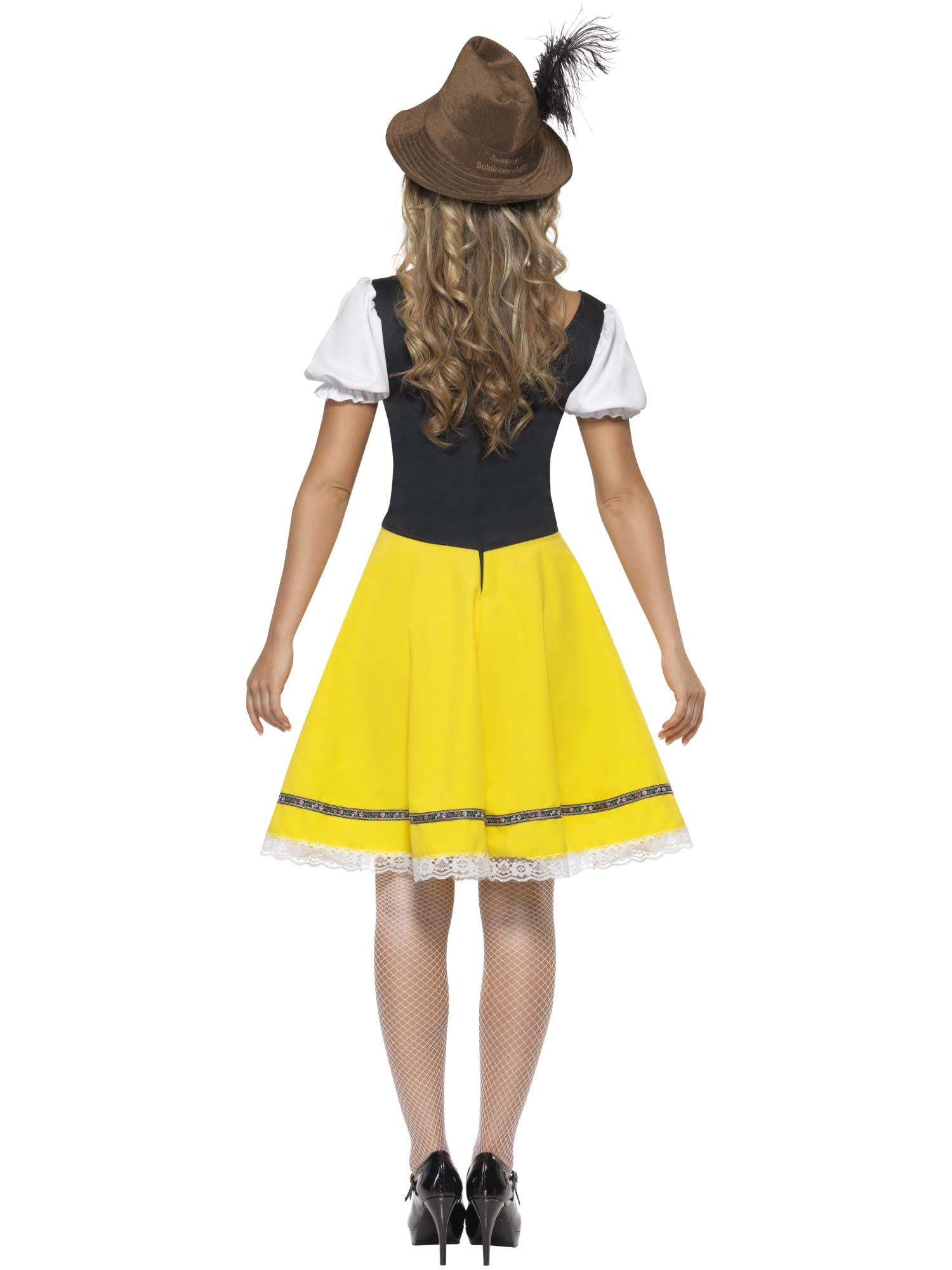Oktoberfest-Kostüm, Damen, gelb