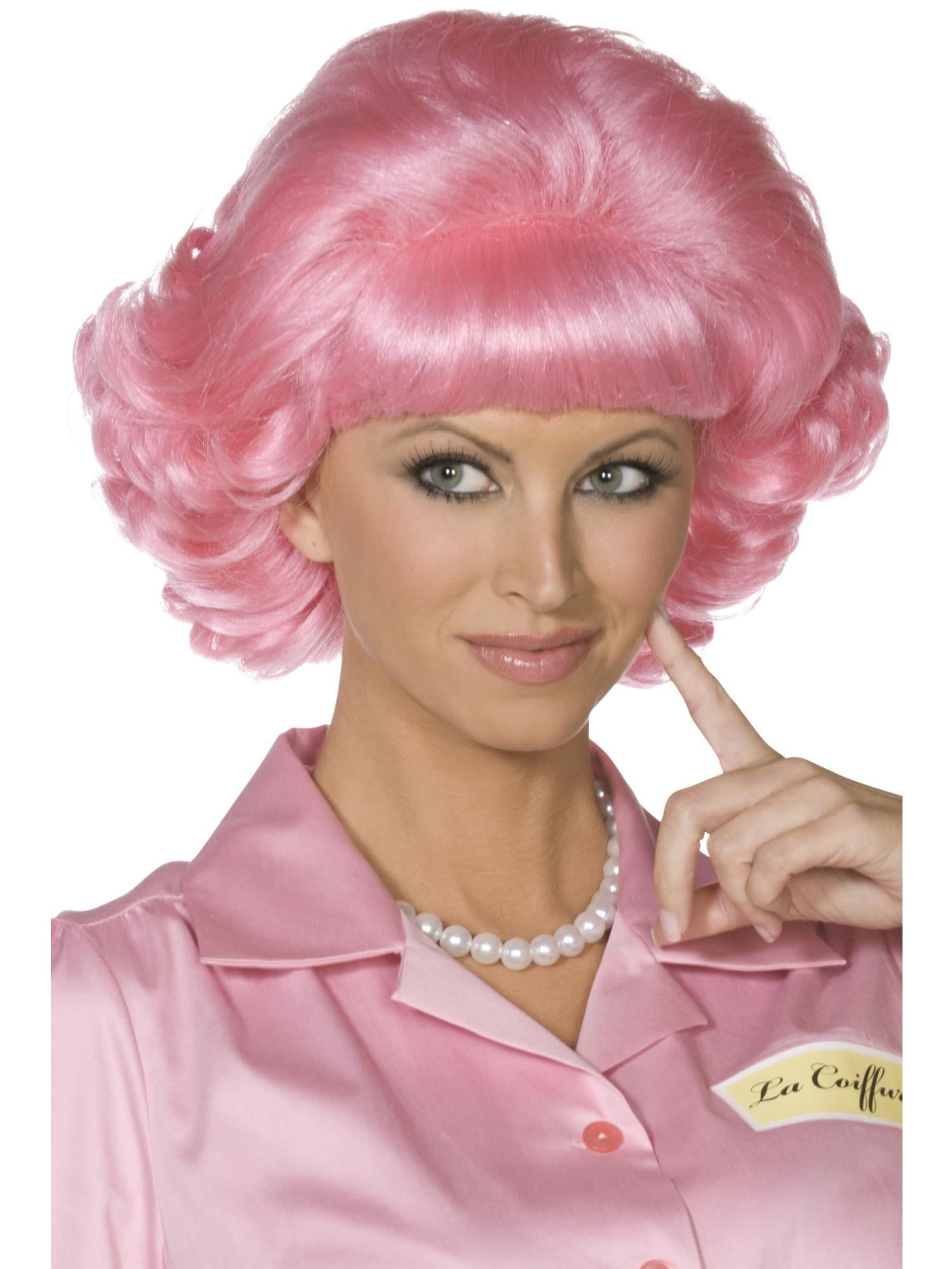 Grease Frenchy Wig, Pink