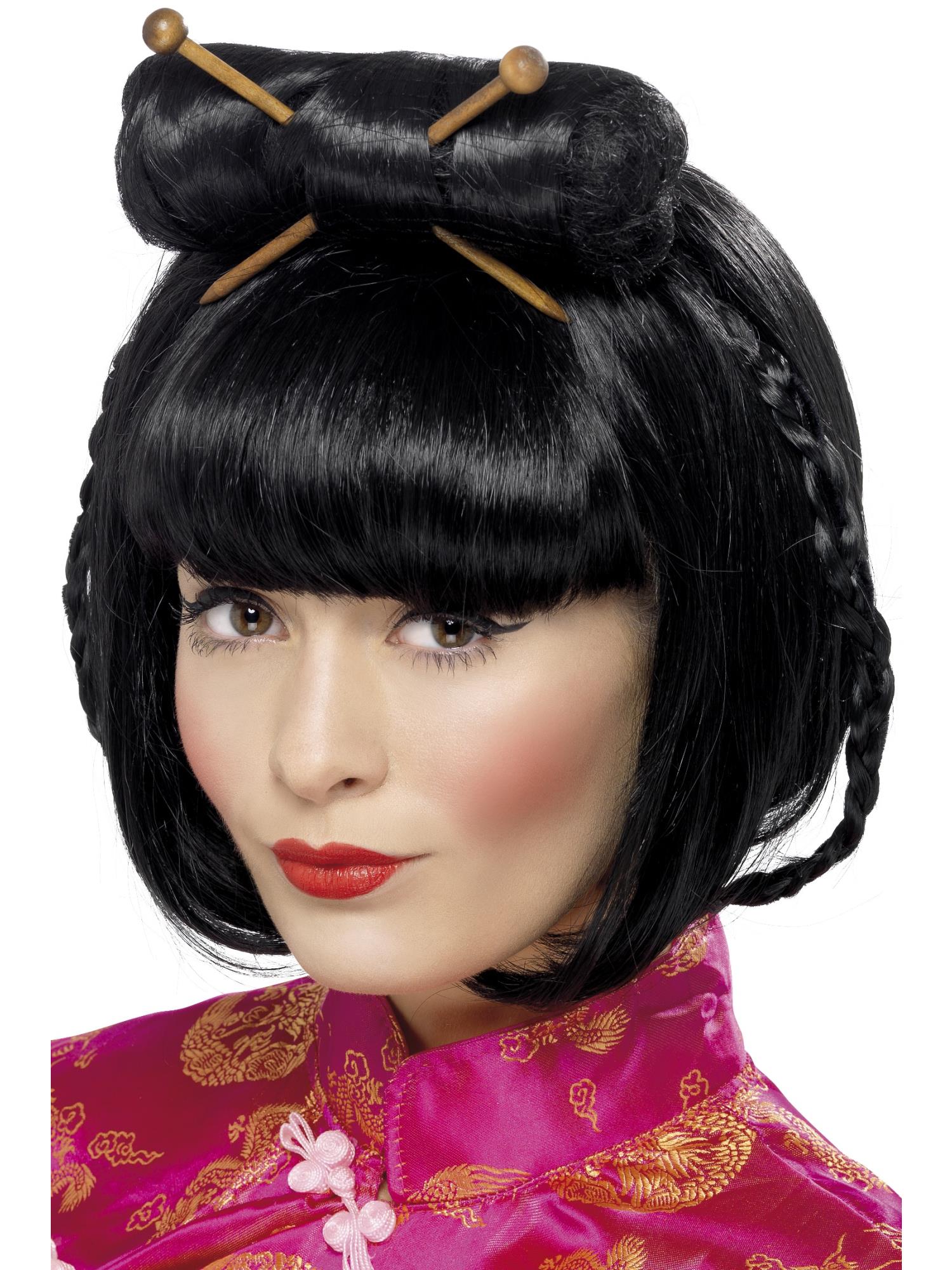 Perücke „Oriental Lady“, schwarz