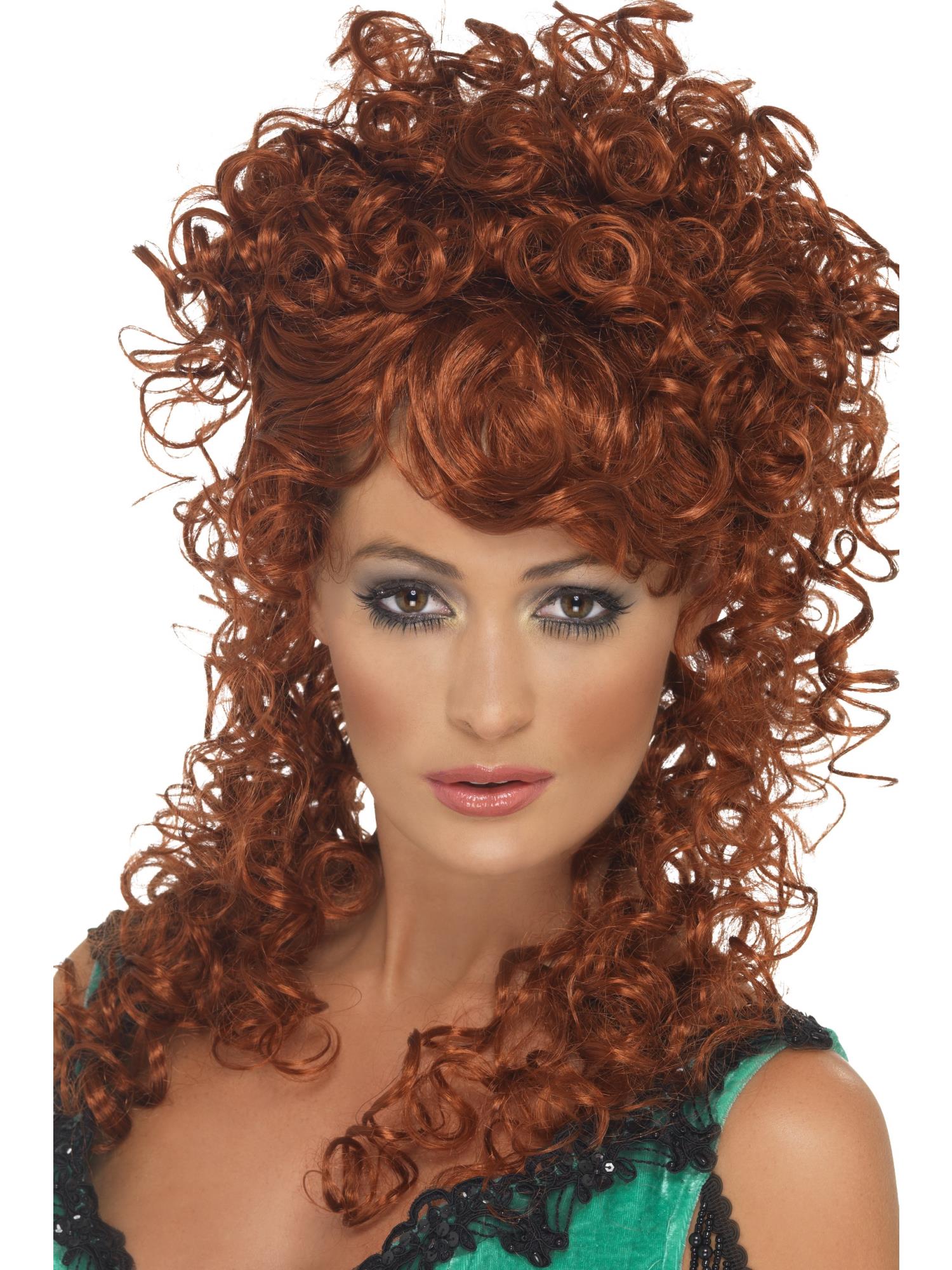 Saloon Girl Wig, Auburn