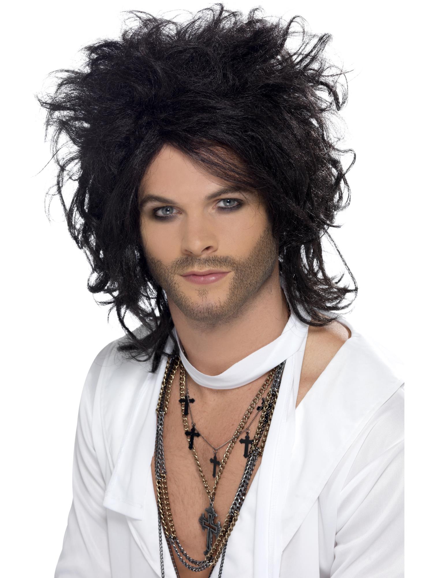 „Sex God“-Perücke, schwarz