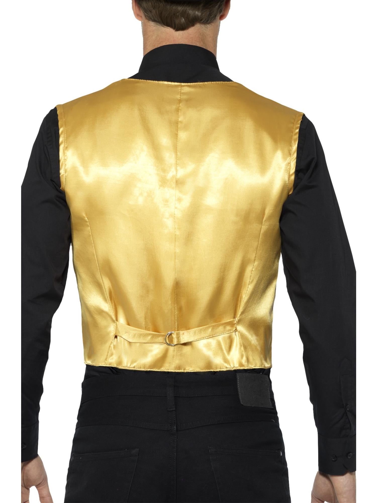 Vest met pailletten, goud