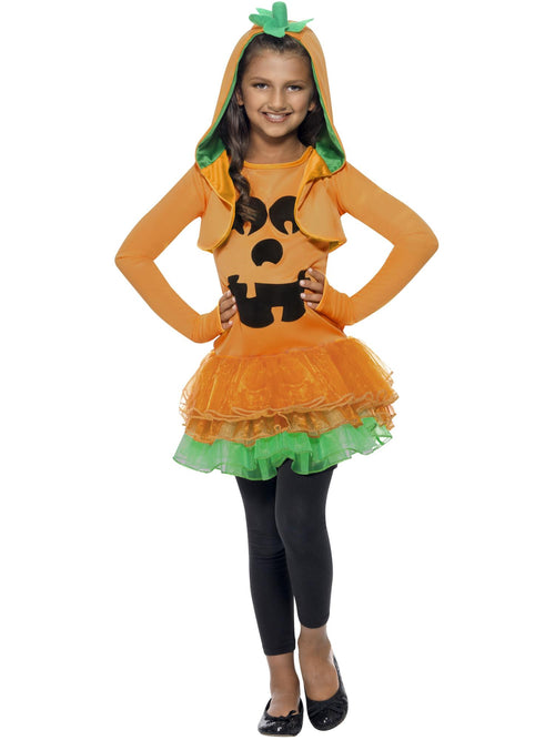 Pumpkin Tutu Dress Costume, Orange