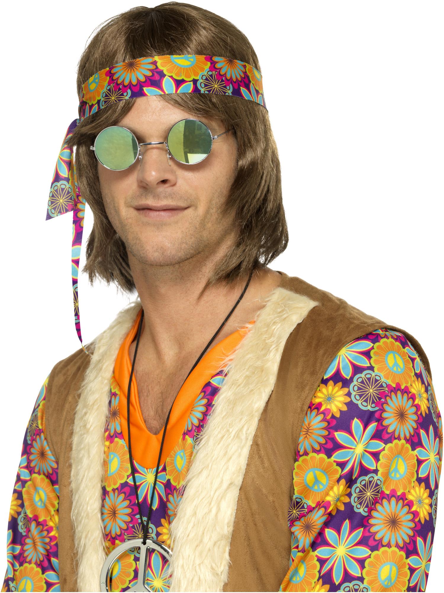 Hippie Specs, Mirrored, Green & Blue