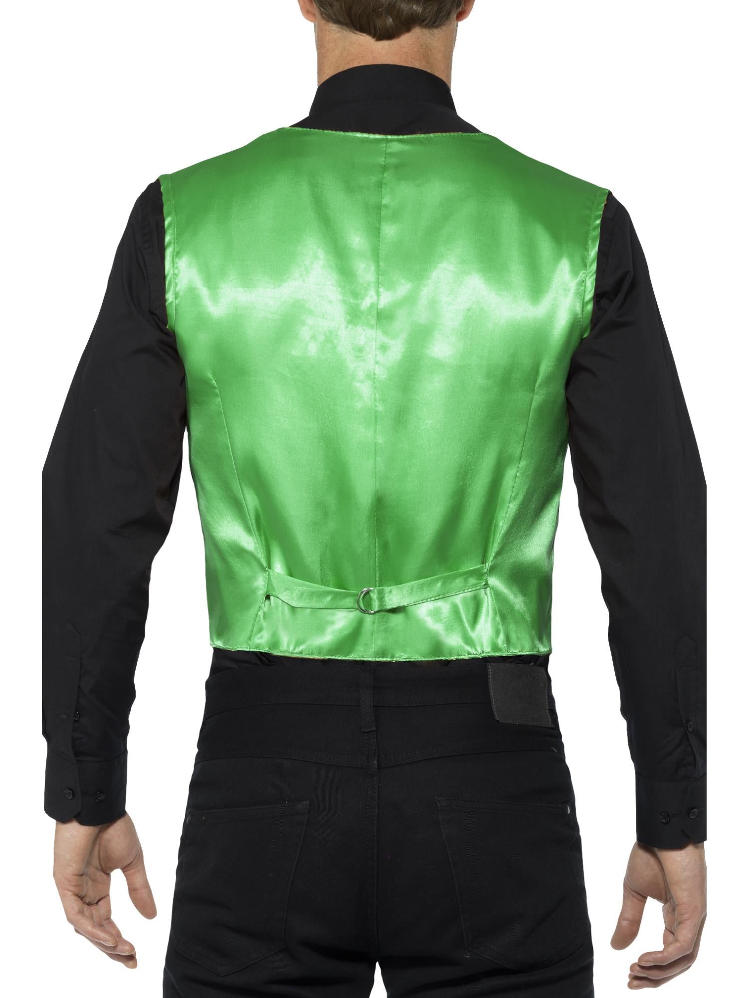 Vest met pailletten, groen