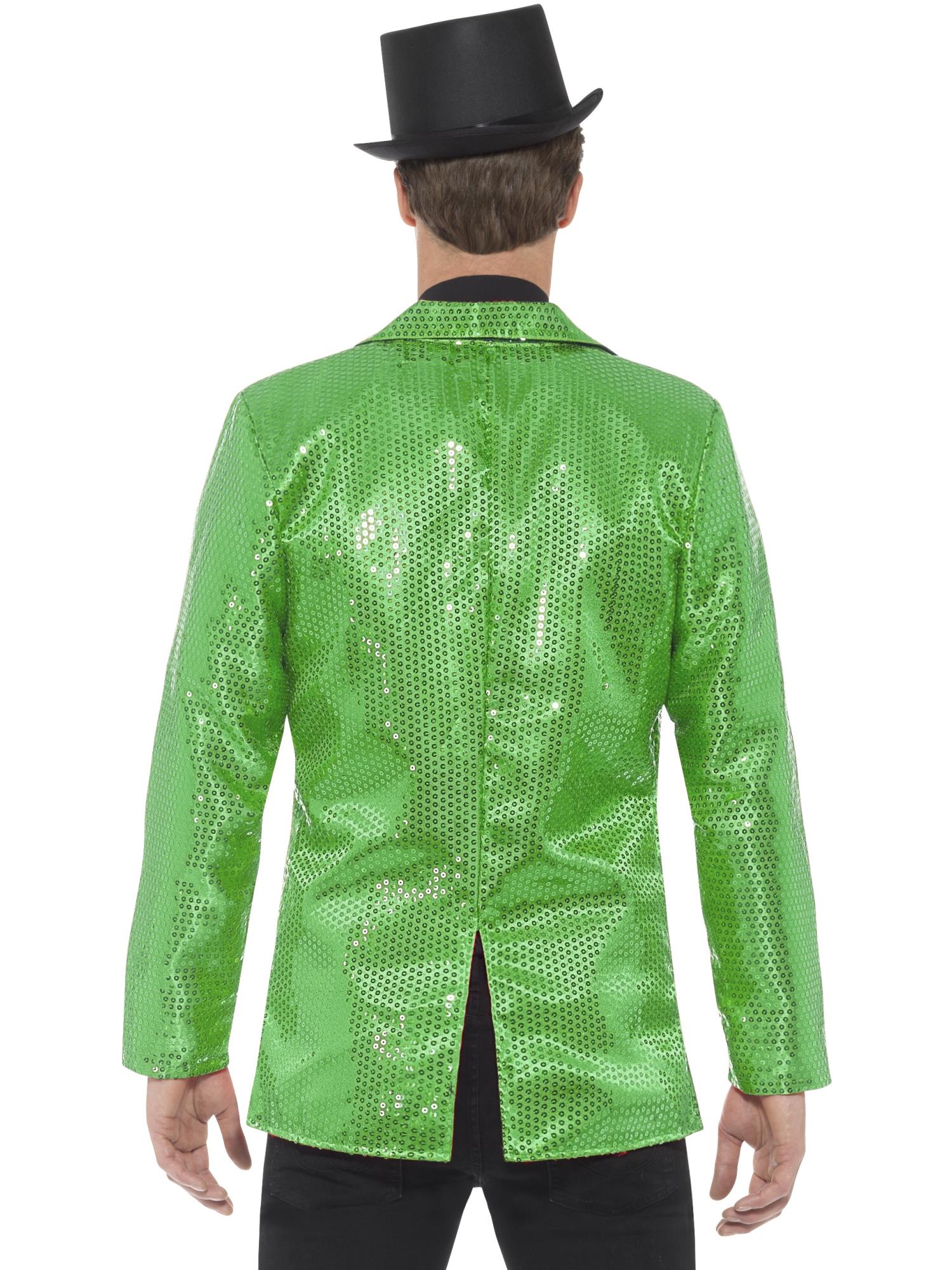 Jasje met pailletten, heren, groen