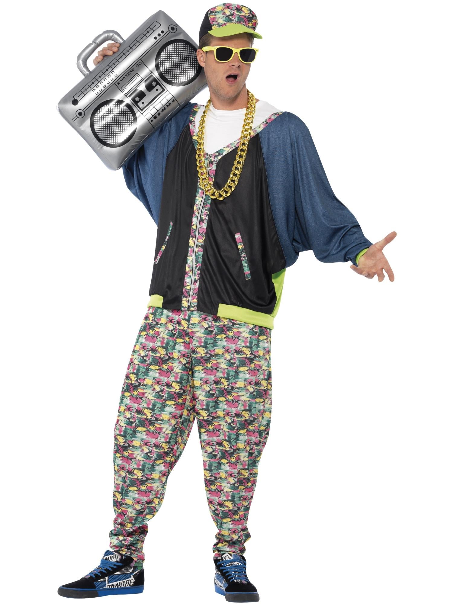 80s Hip Hop Costume, Patterned
