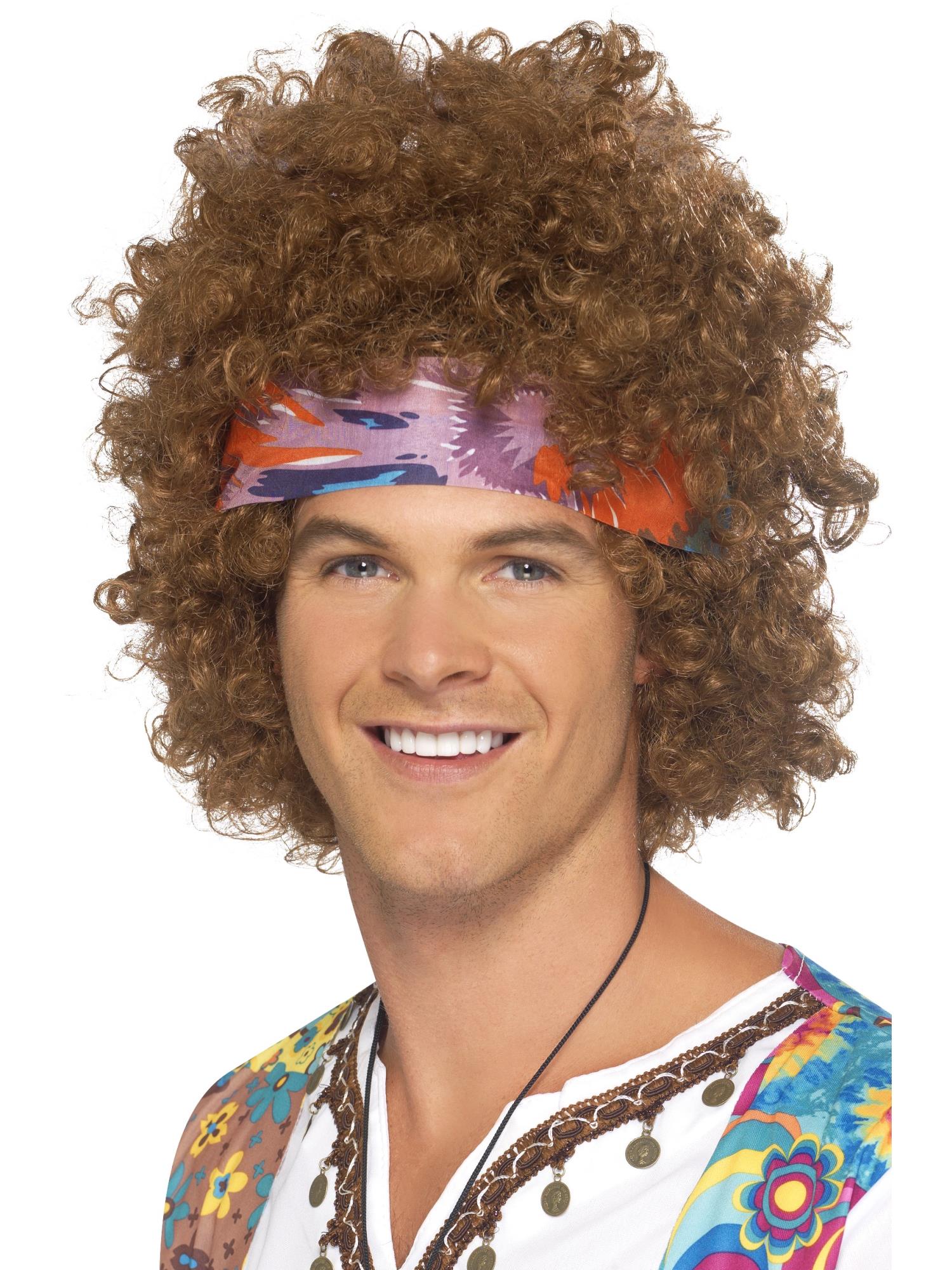 Hippie Afro-set, bruin
