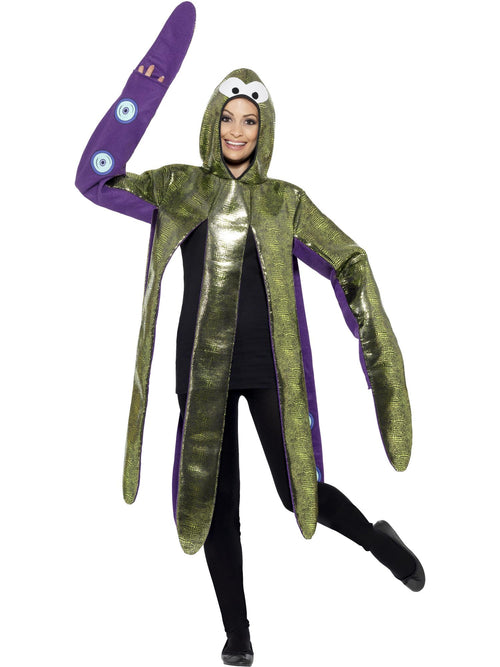 Octopus Costume, Foam Bonded, Purple