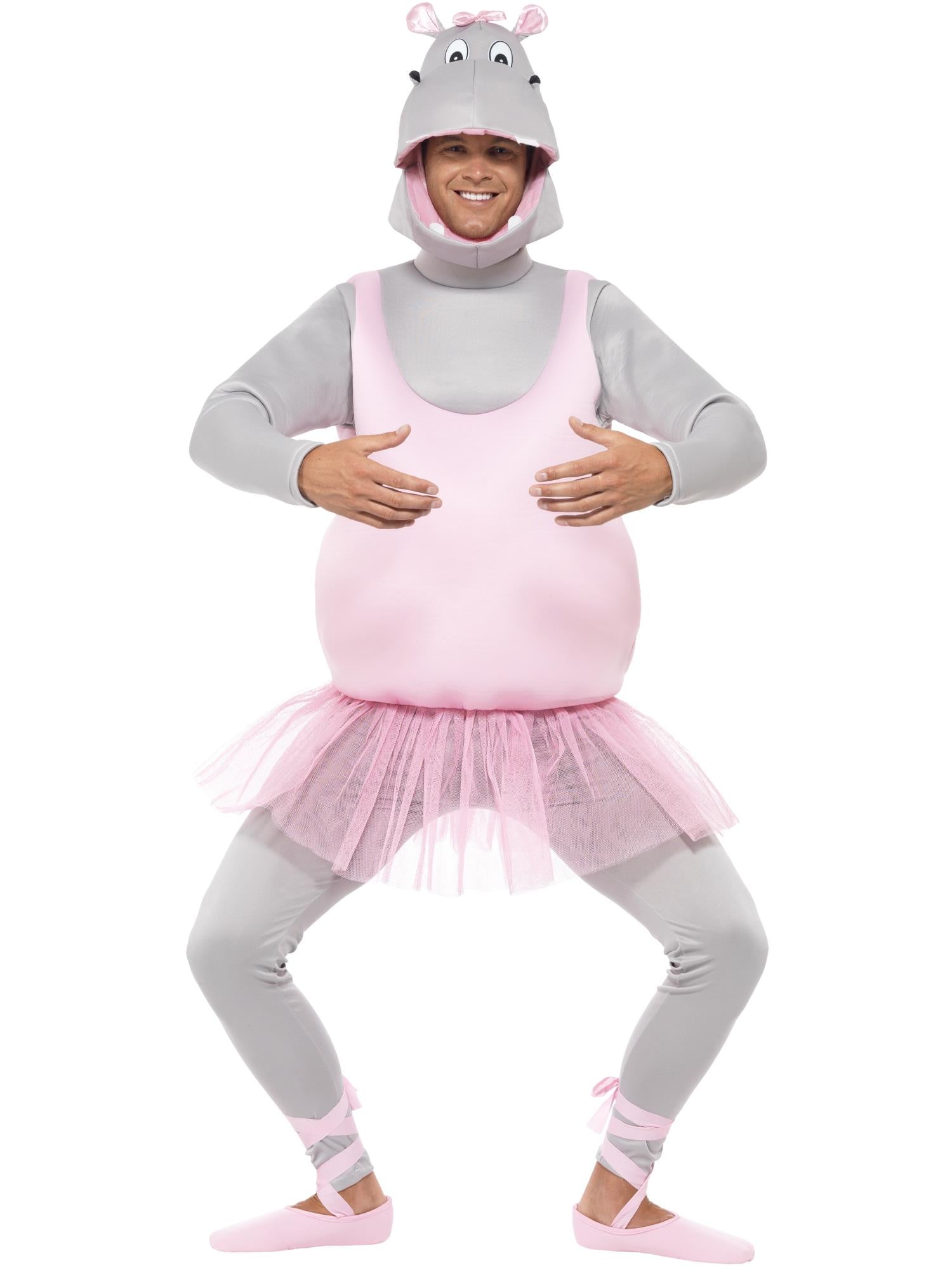 Ballerina Hippo Costume, Pink