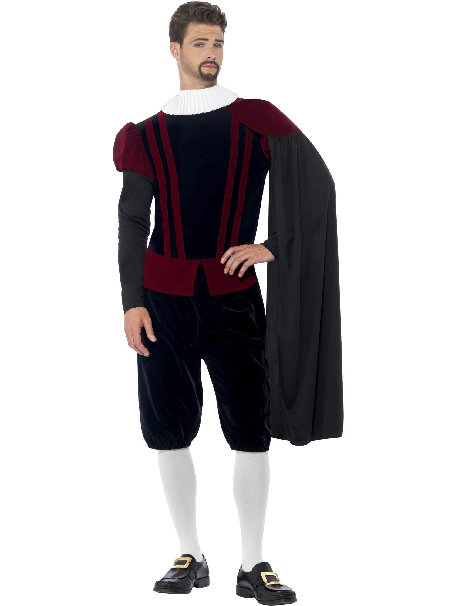 Deluxe Tudor Lord Costume, Black