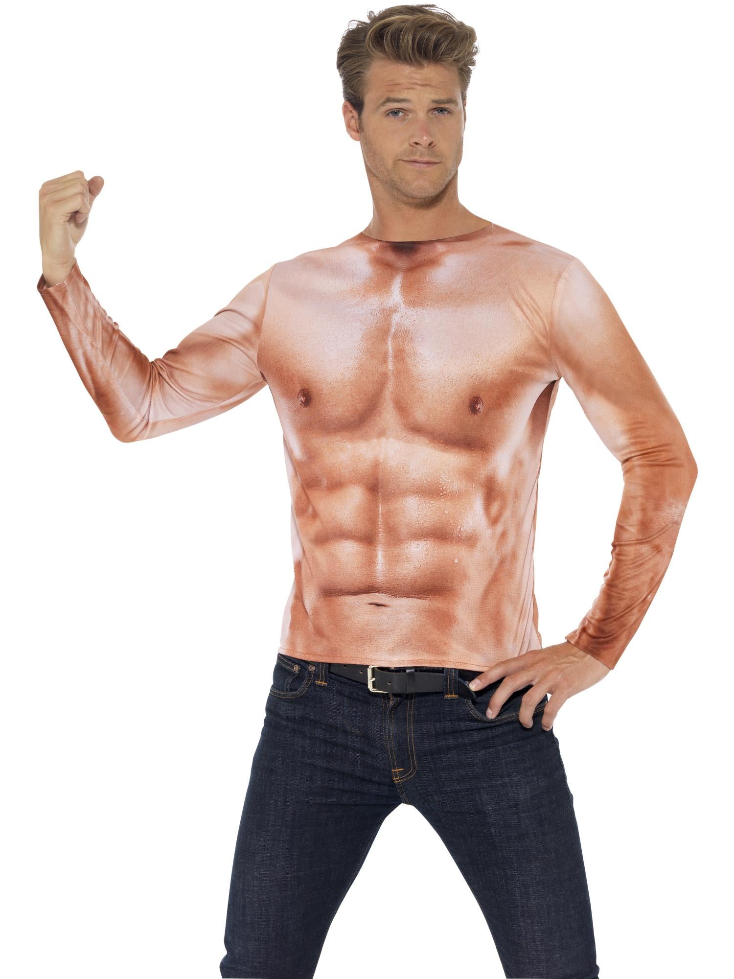 Realistic Muscle Top, Nude