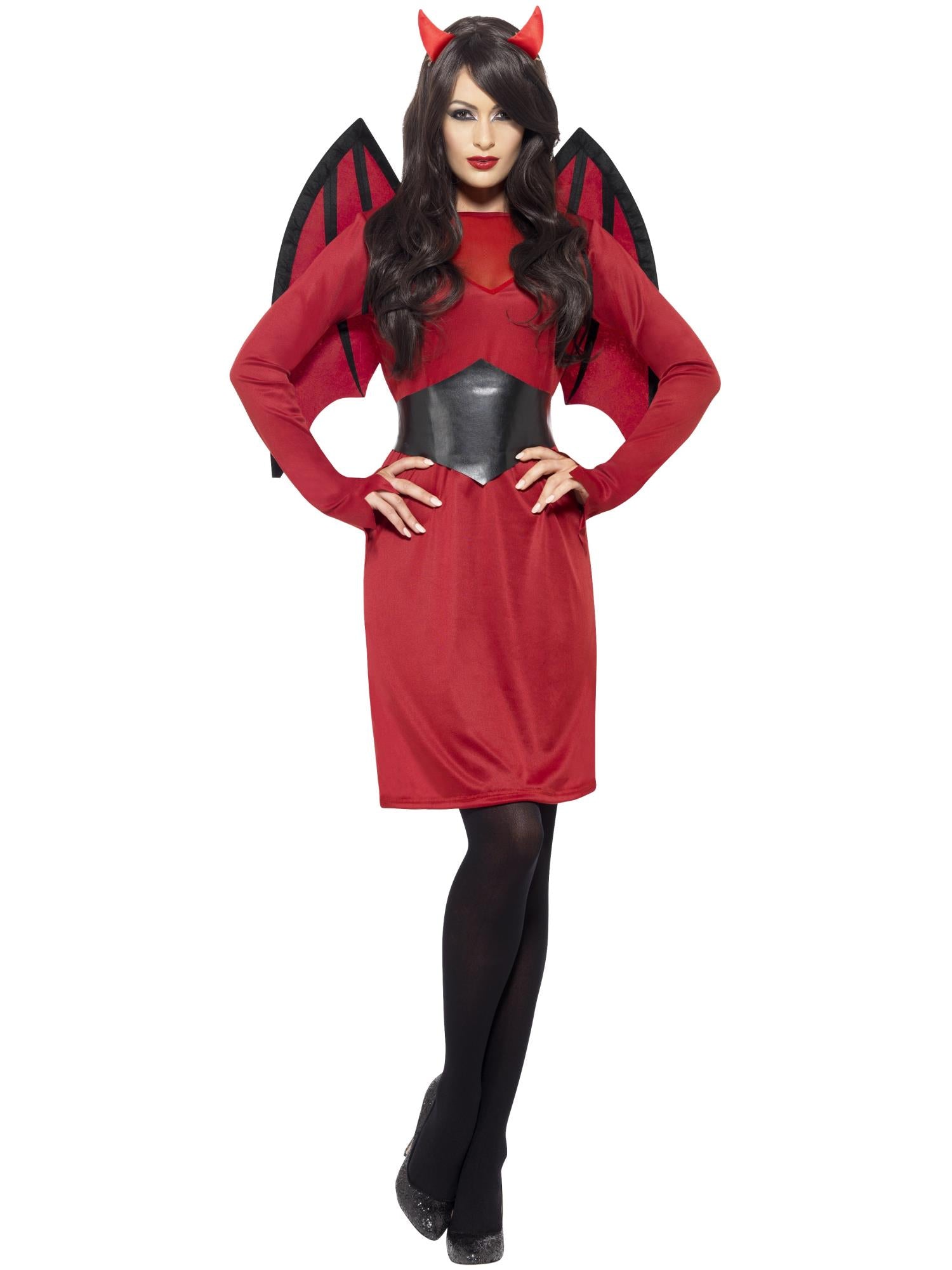 Economy Devil Costume, Red