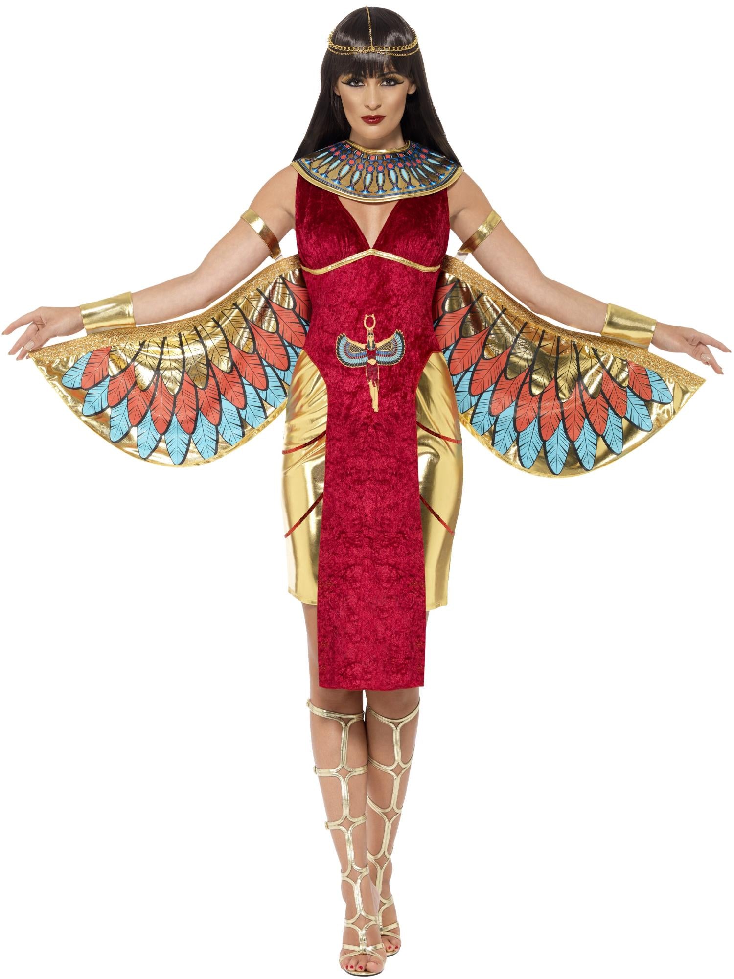 Egyptian Goddess Costume, Red