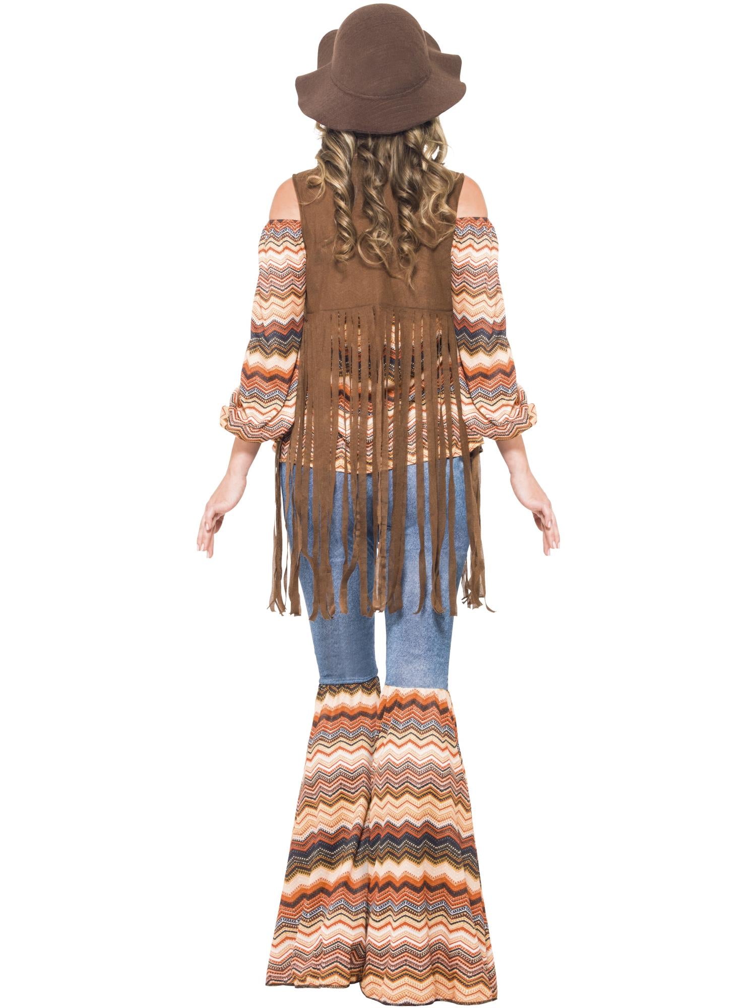 Harmony Hippie Costume, Multi-Coloured