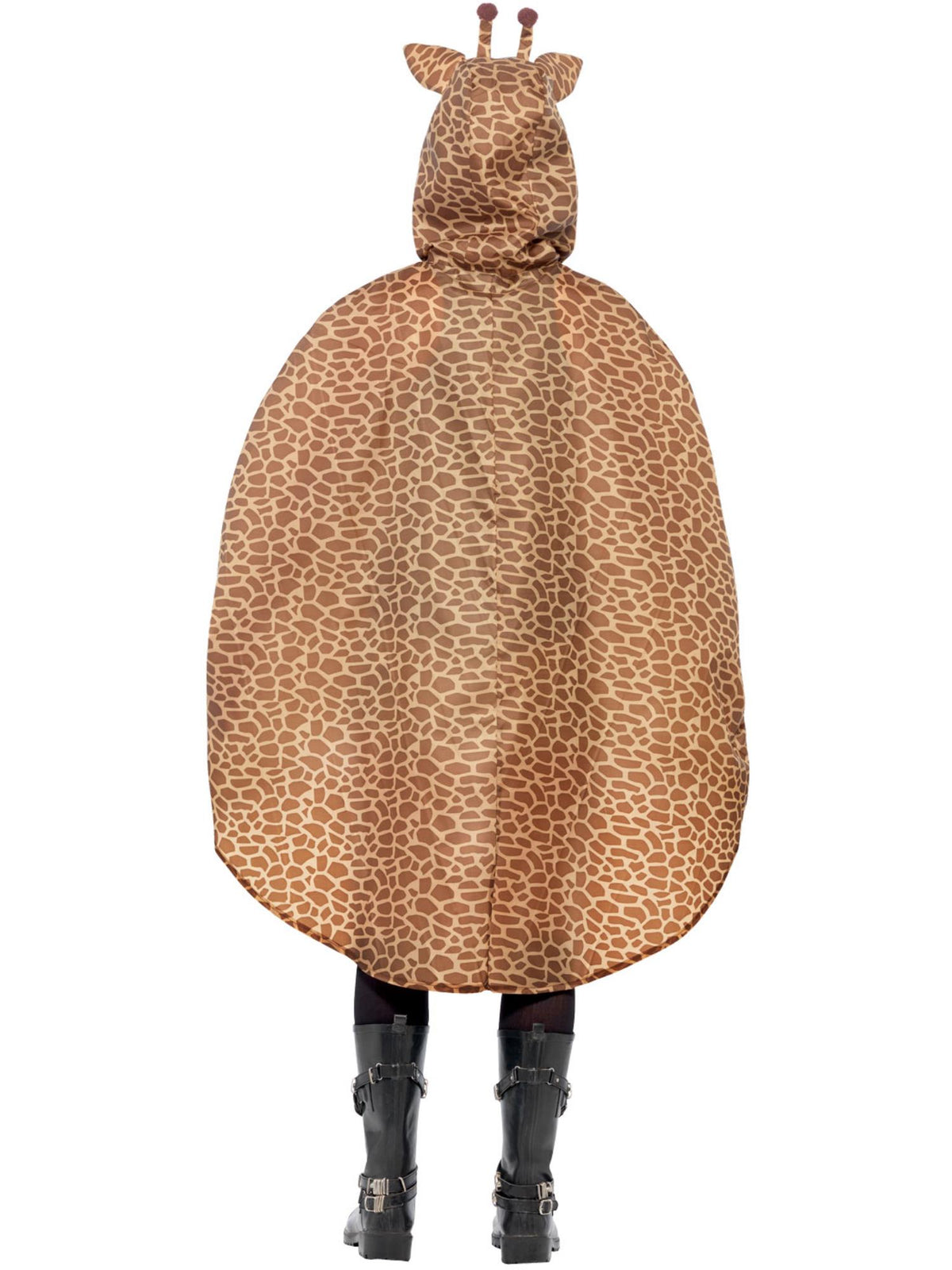 Giraffe Party Poncho, Brown
