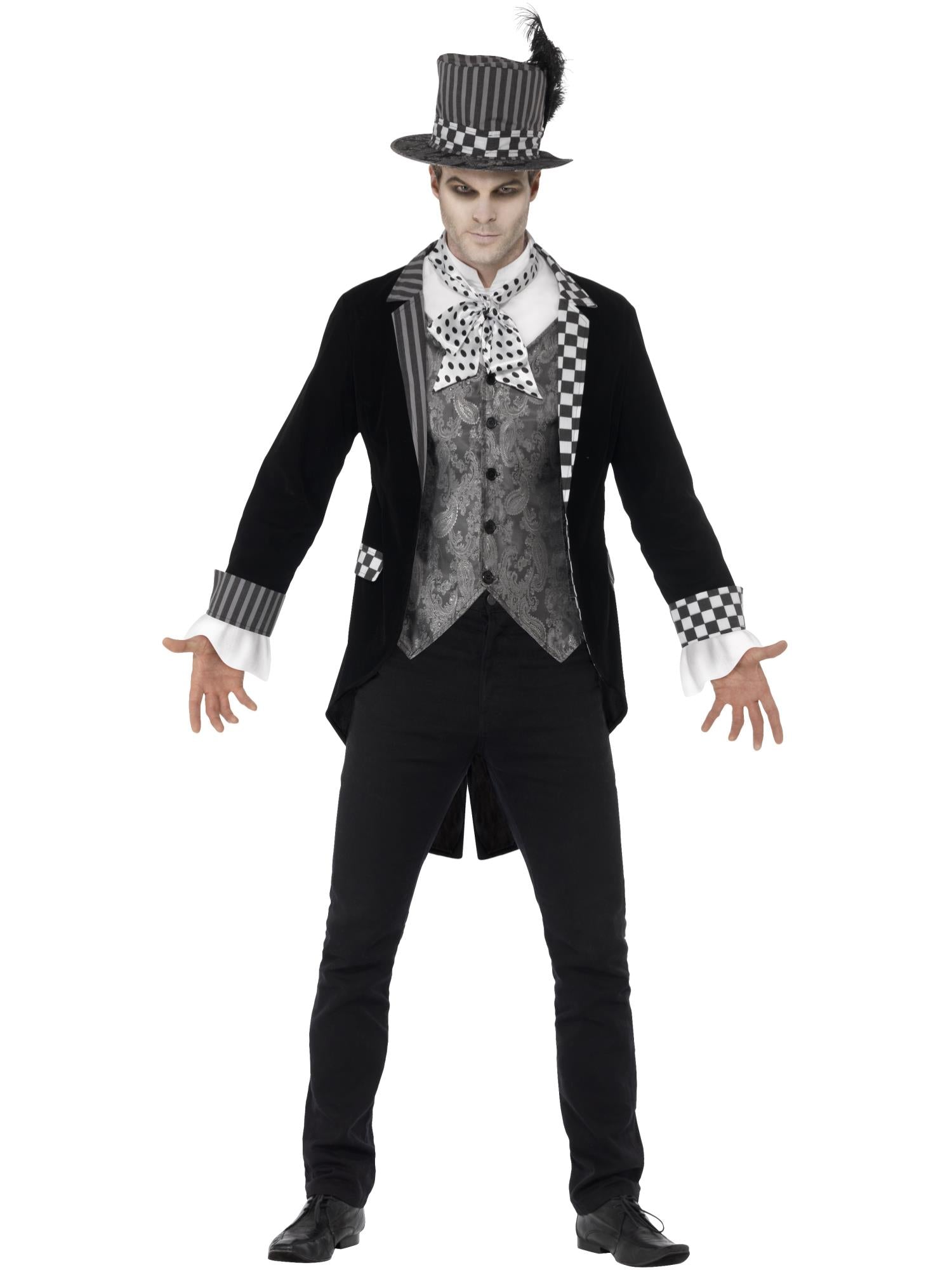 Deluxe Dark Hatter Costume, Black