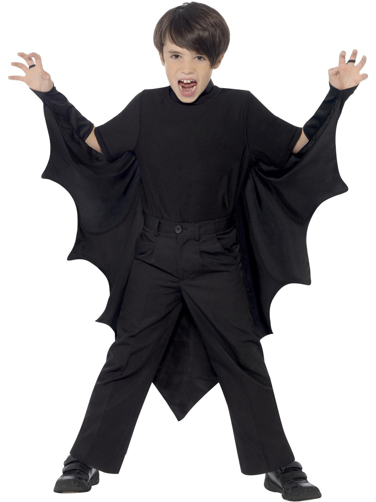 Kids Vampire Bat Wings, Black