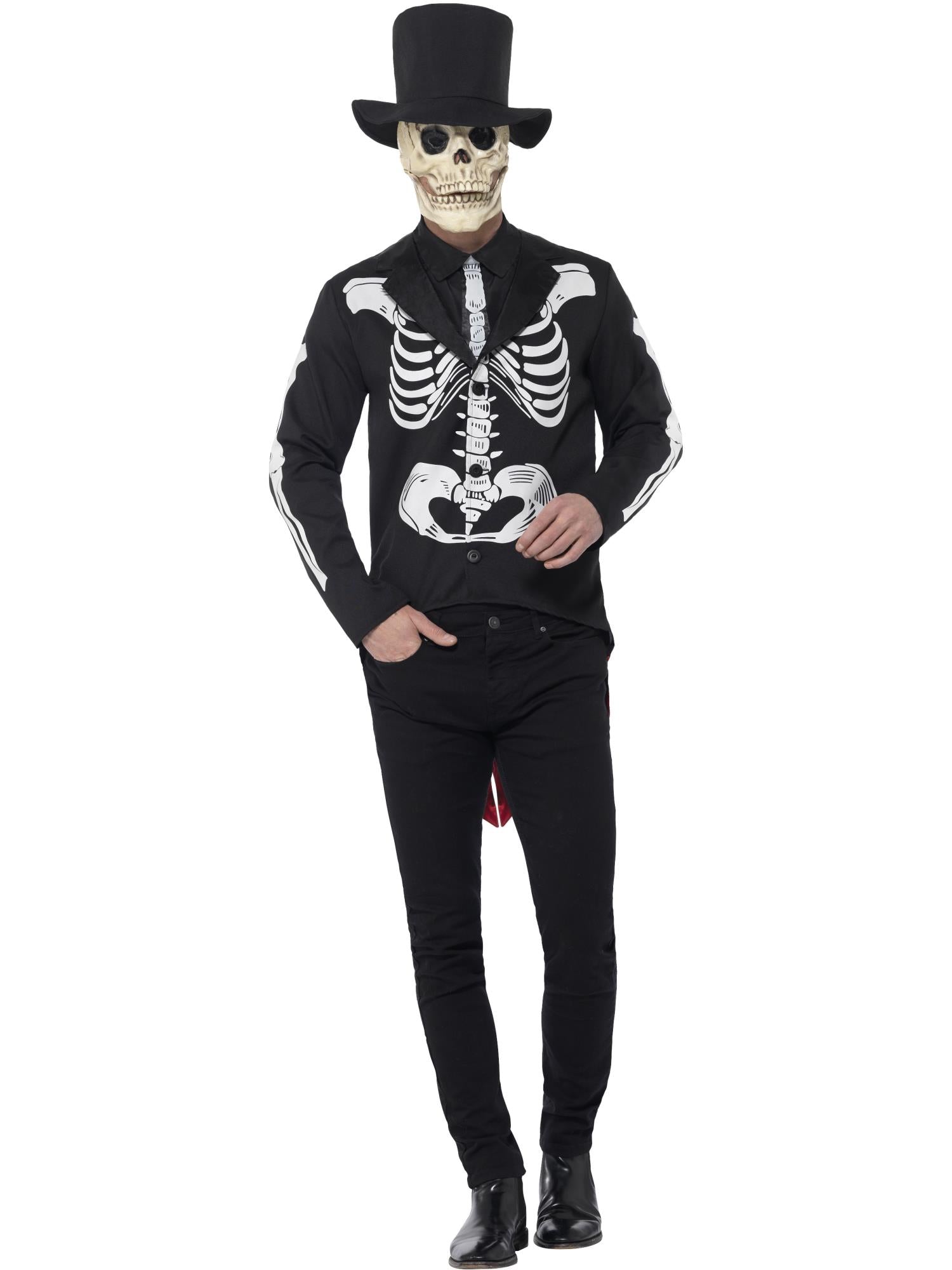 Day of the Dead Toten“-Kostüm Day of the Dead Skeleton“, schwarz
