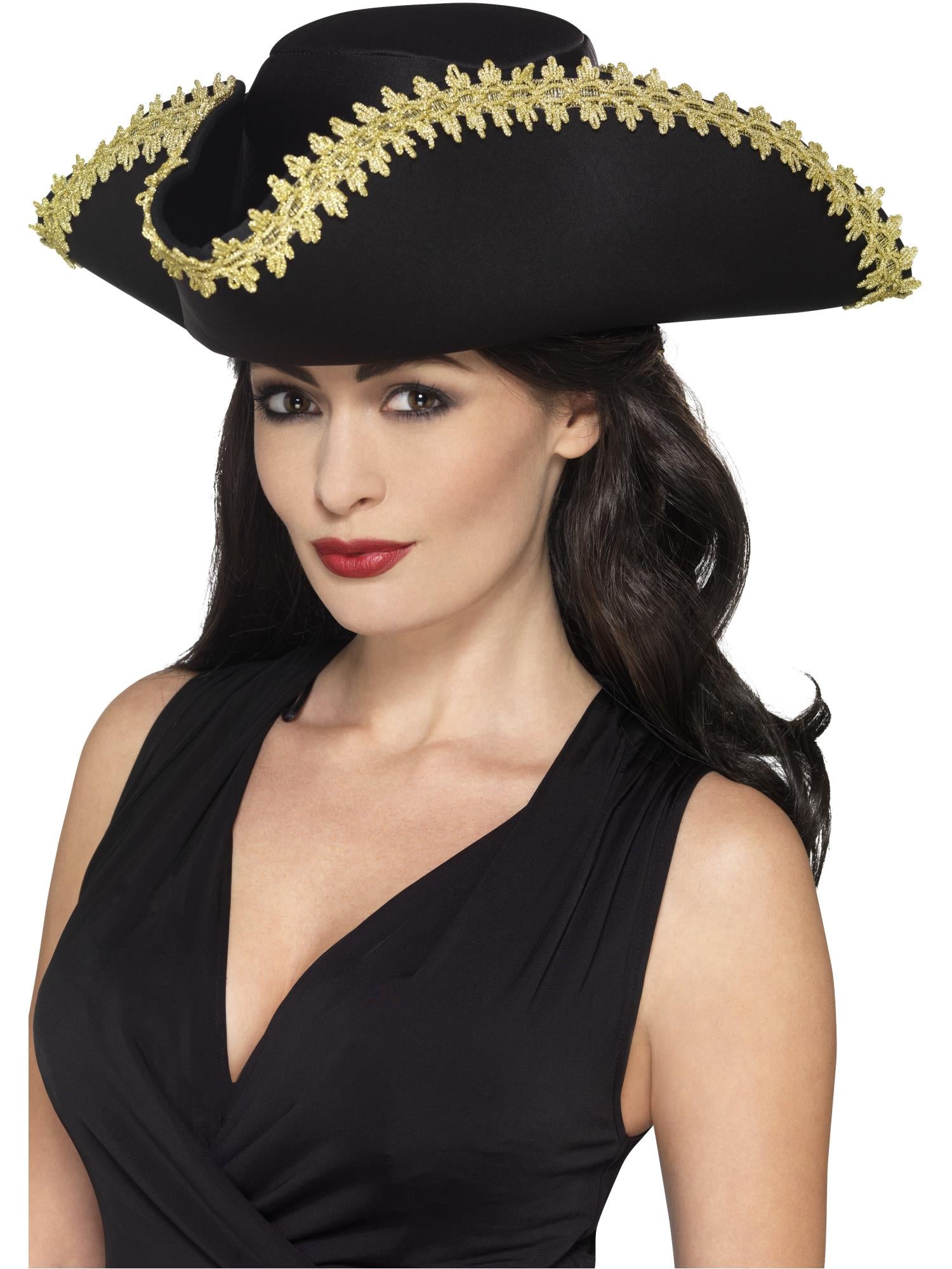 Piratenhut, schwarz