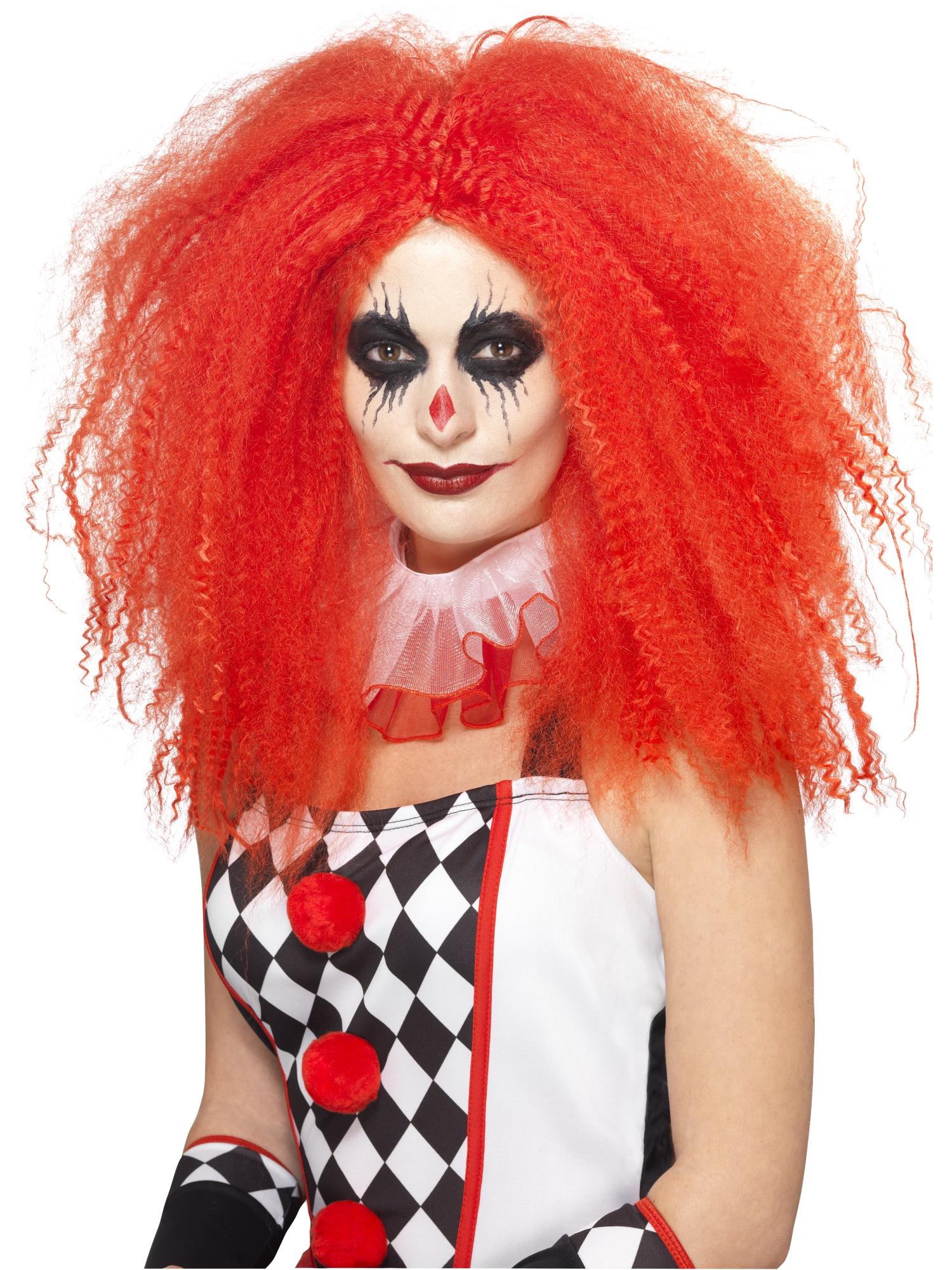 Clownperücke, rot