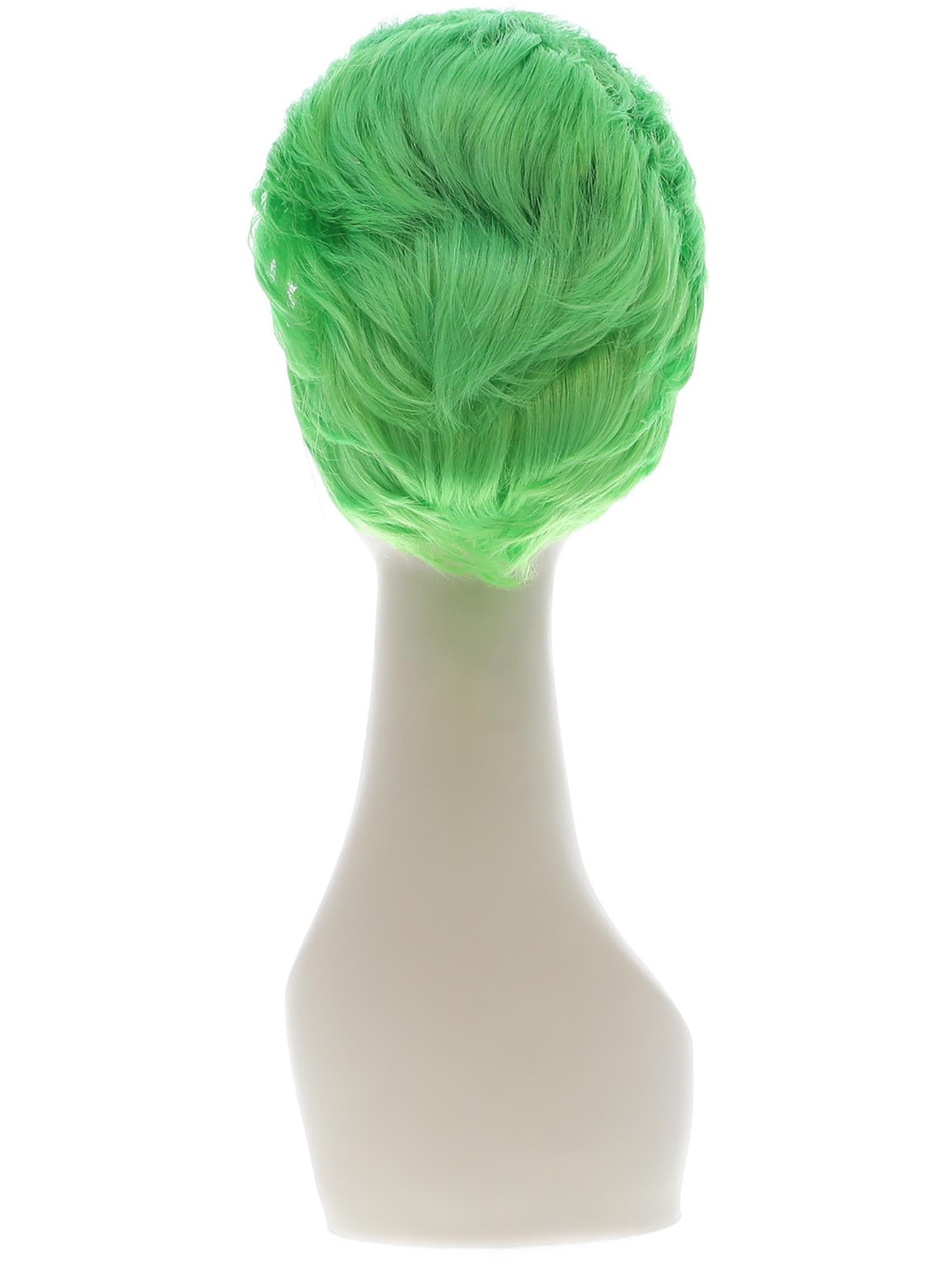 Slick Trickster Wig, Green