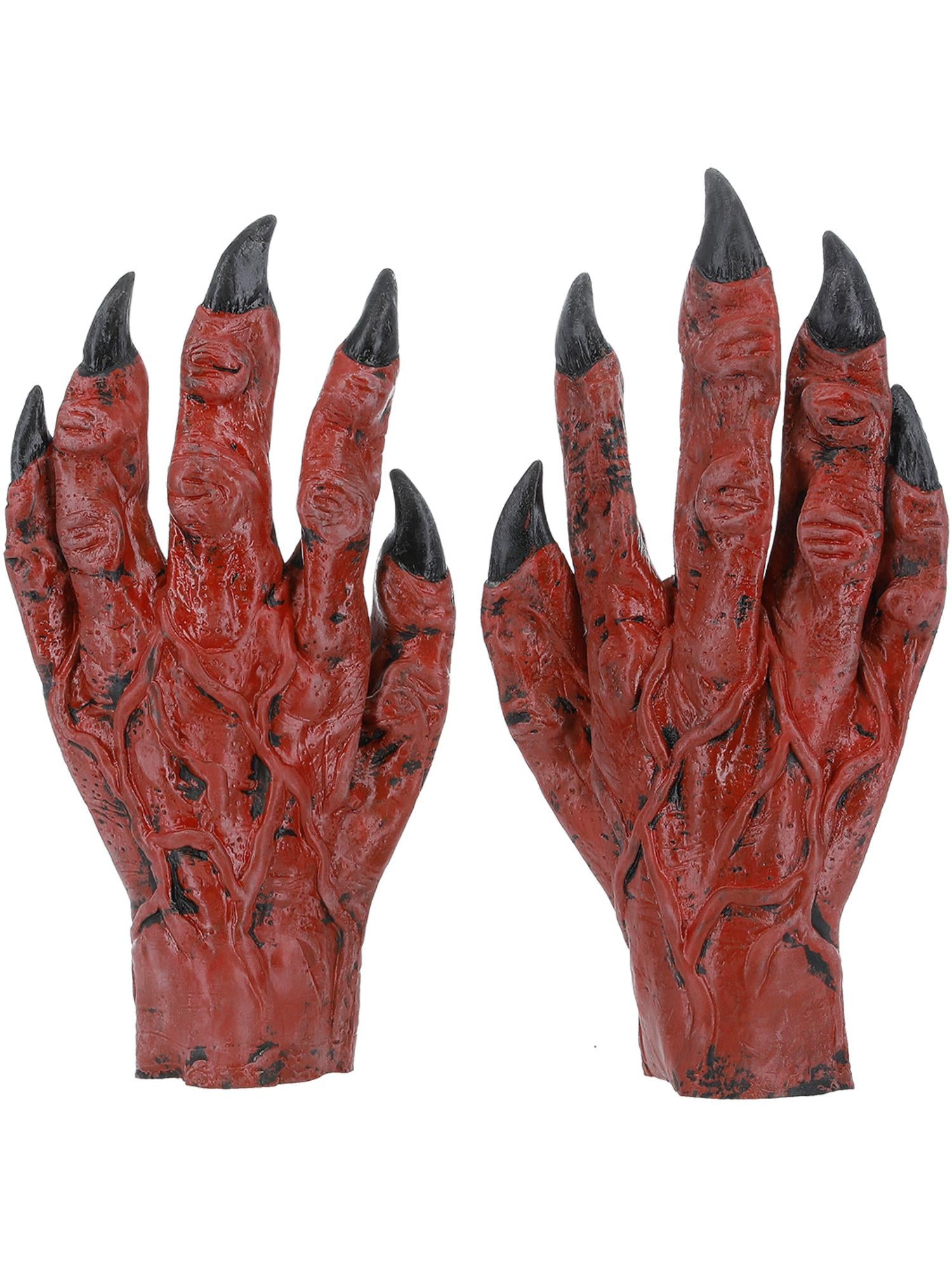 Devil Hands, Latex, Red