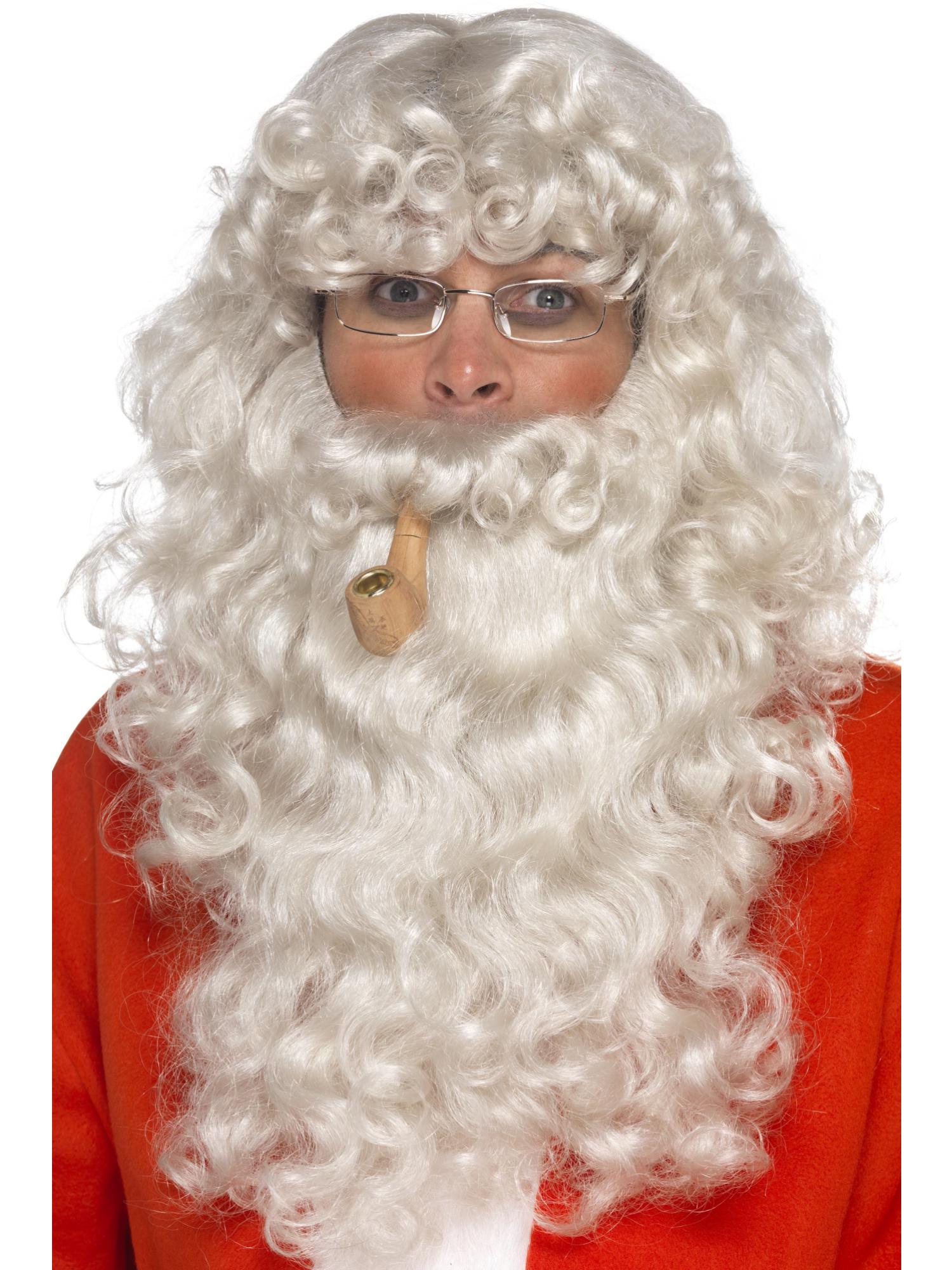 Kerstman-verkledingsset, grijs