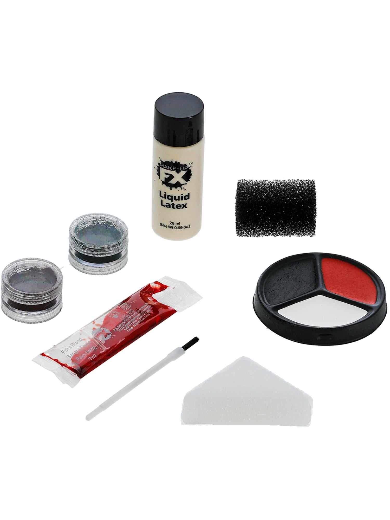 Smiffys Make-Up FX, Zombie-Puder-Dreck-Set, Aqua,