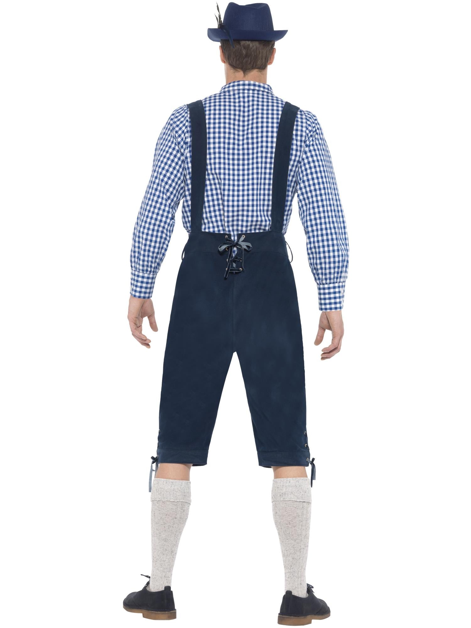 Deluxe Traditional Rutger Bavarian Costume, Blue