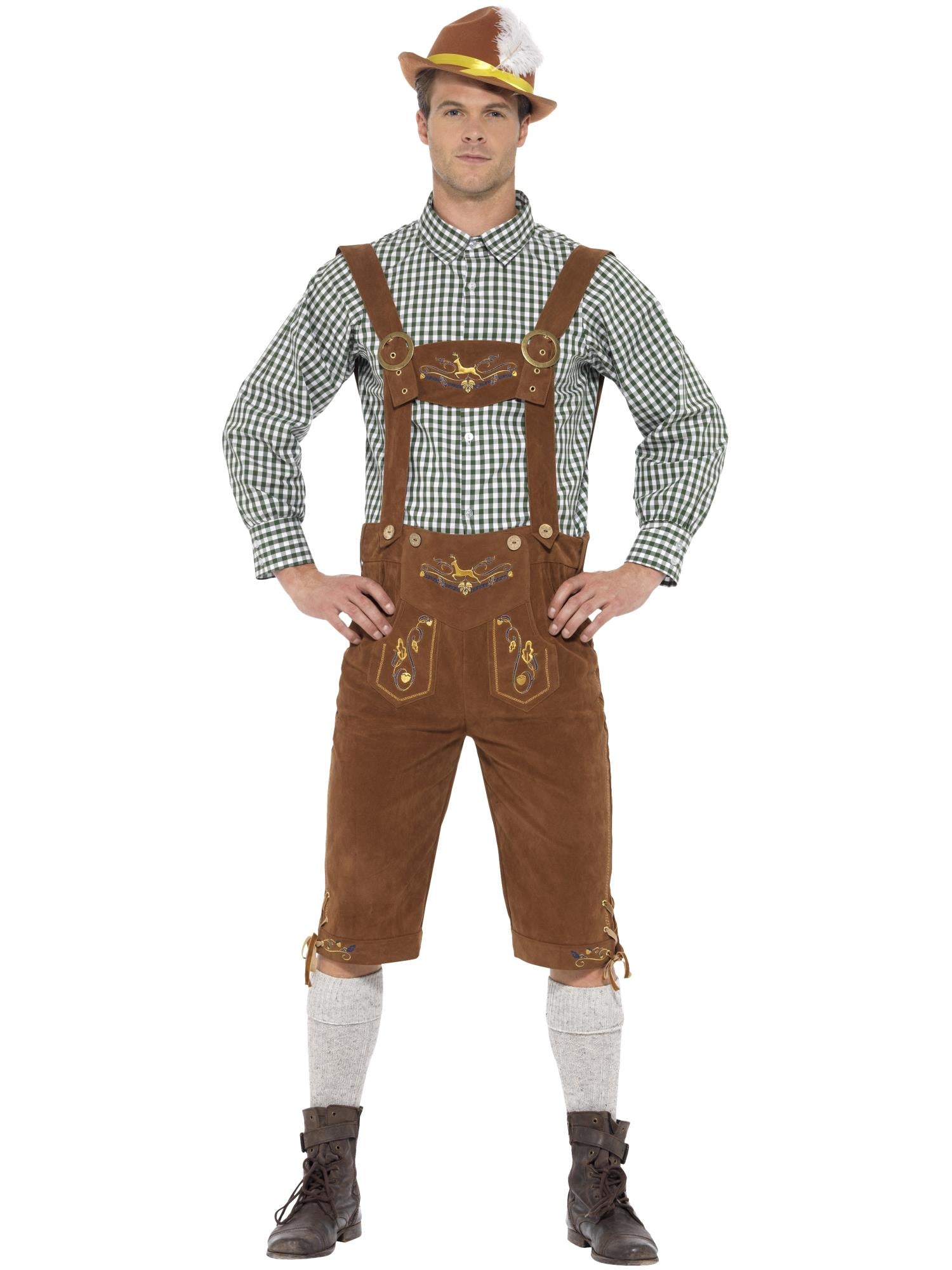 Traditionelle bayerische Hans-Tracht in Deluxe-Ausführung, grün