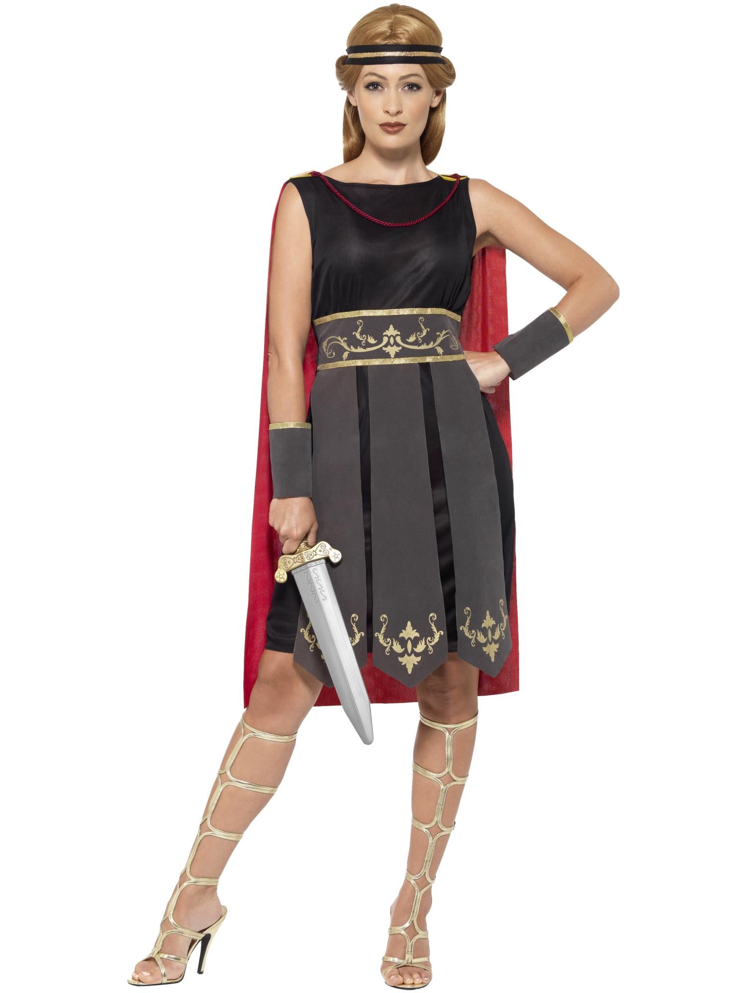 Roman Warrior Costume, Black